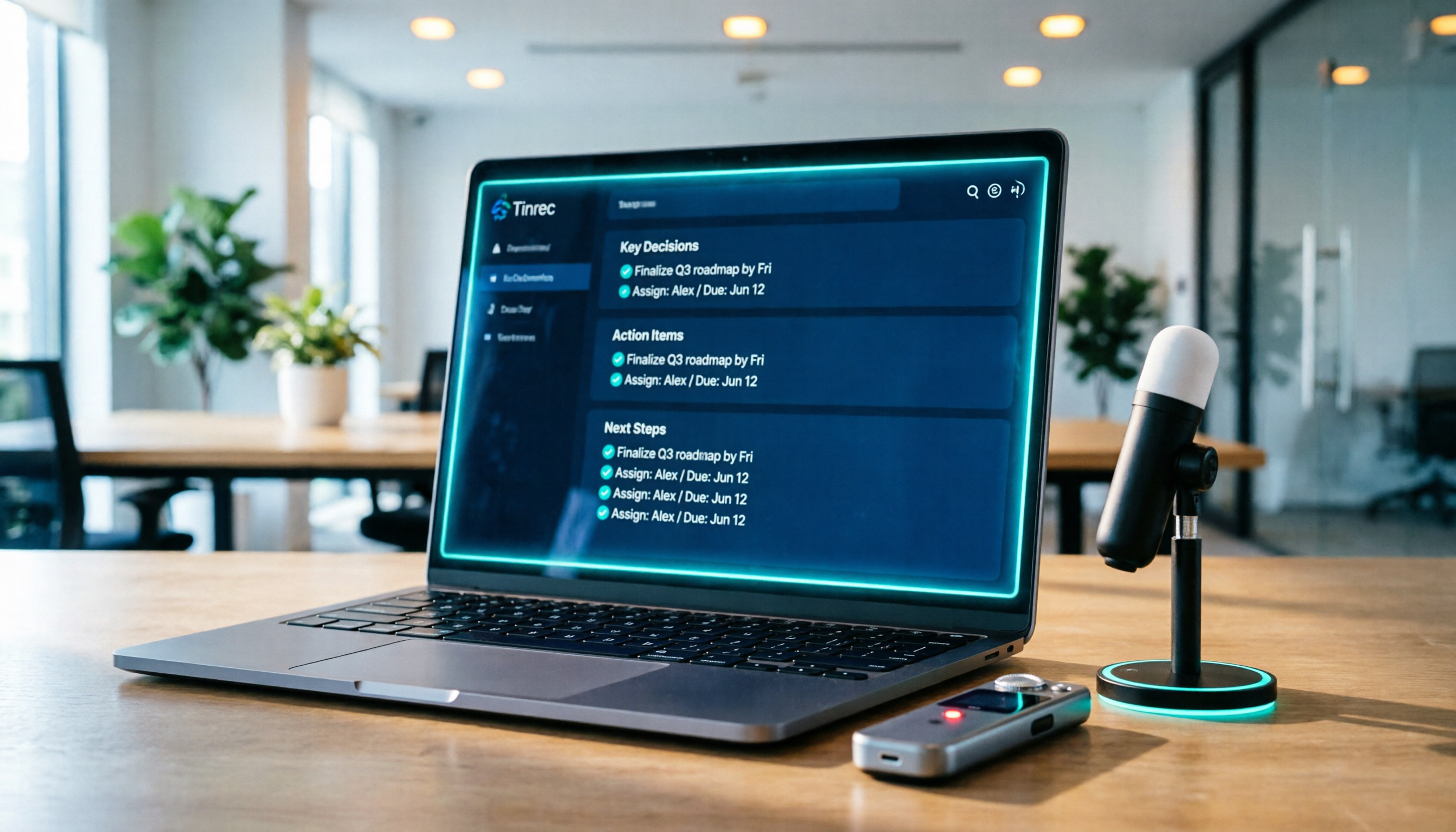 2026線上會議比較：5款AI錄音工具評測，解決中文識別與摘要痛點（含Tinrec實戰）