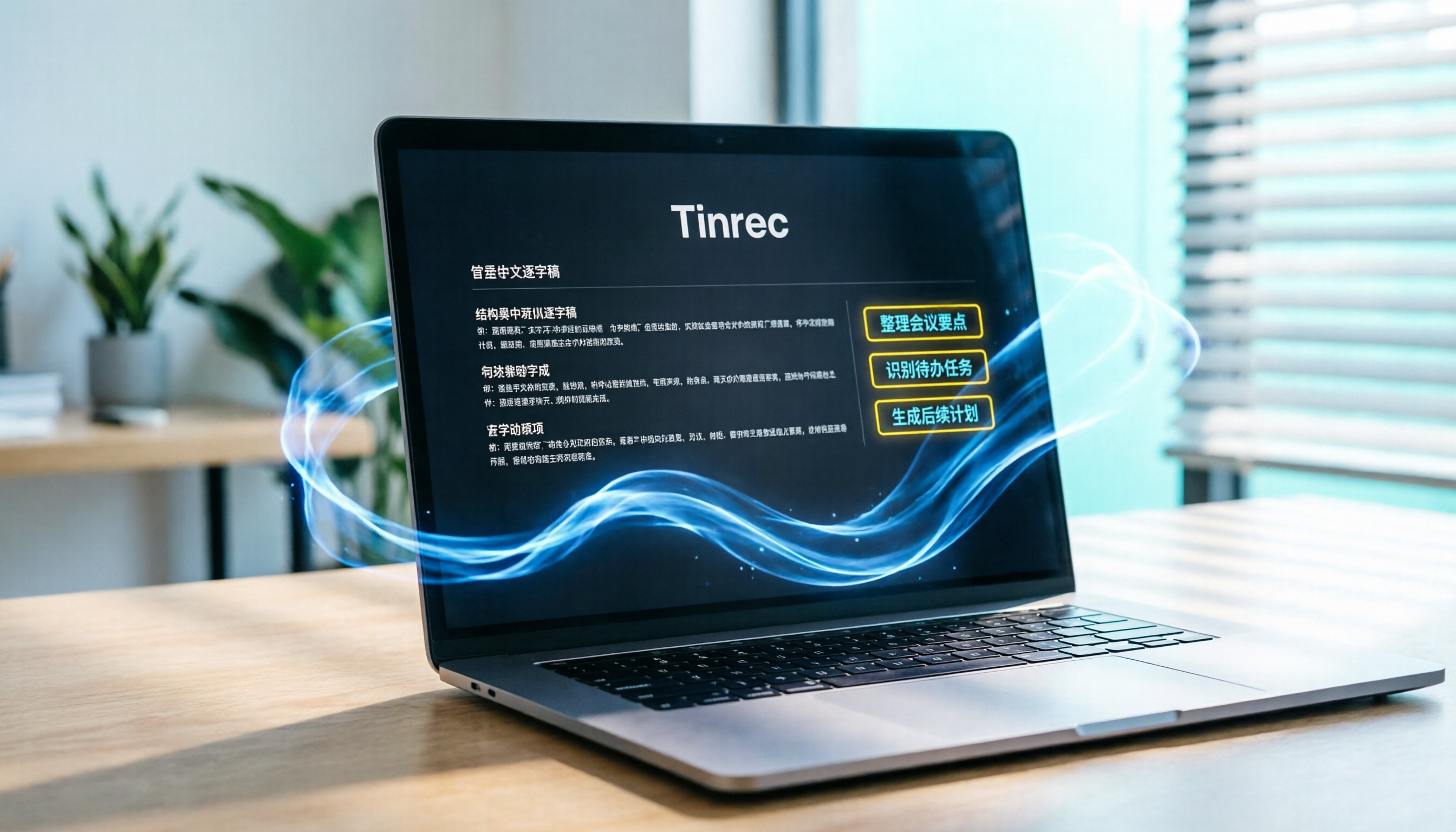 2026年5款線上會議平台輔助工具推薦：Tinrec AI 自動生成逐字稿與行動項