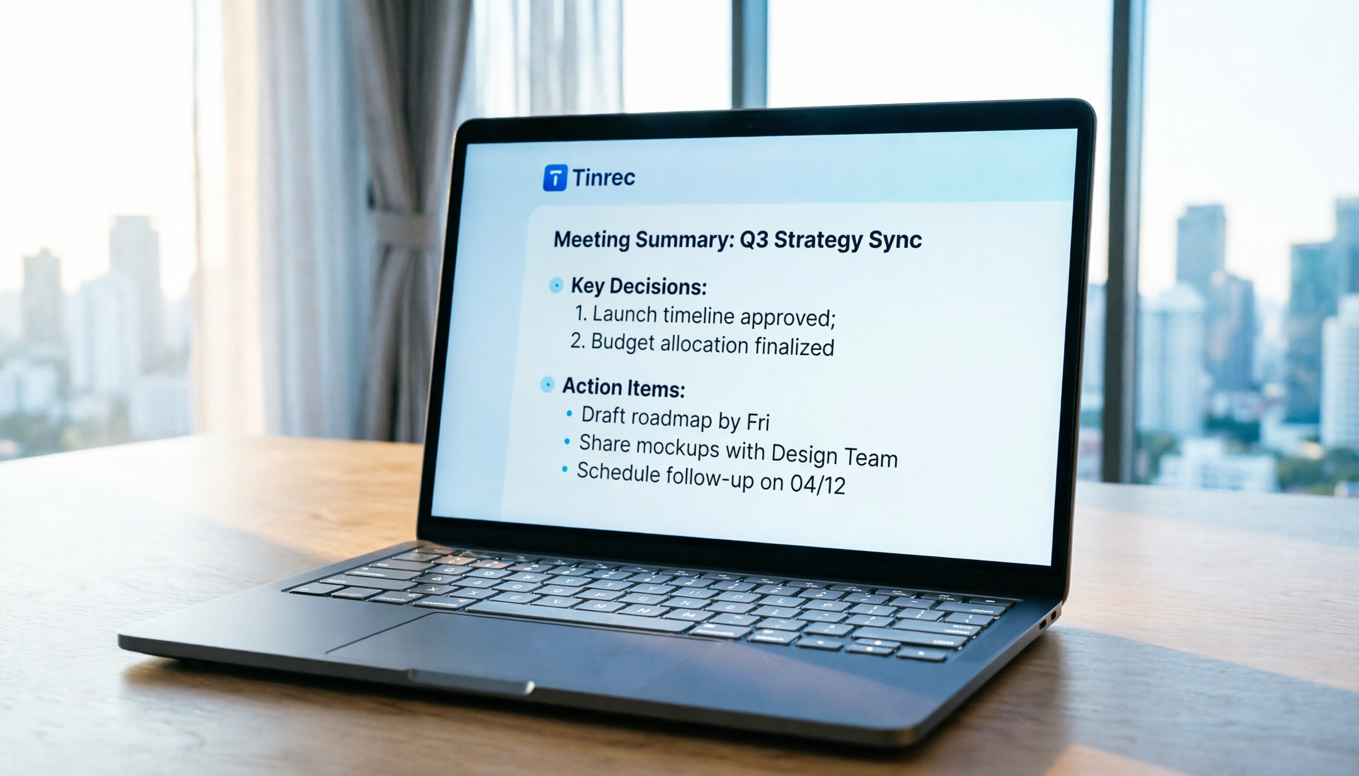 線上會議好處有哪些？2026年5款AI錄音工具推薦，Tinrec讓摘要與行動項自動生成