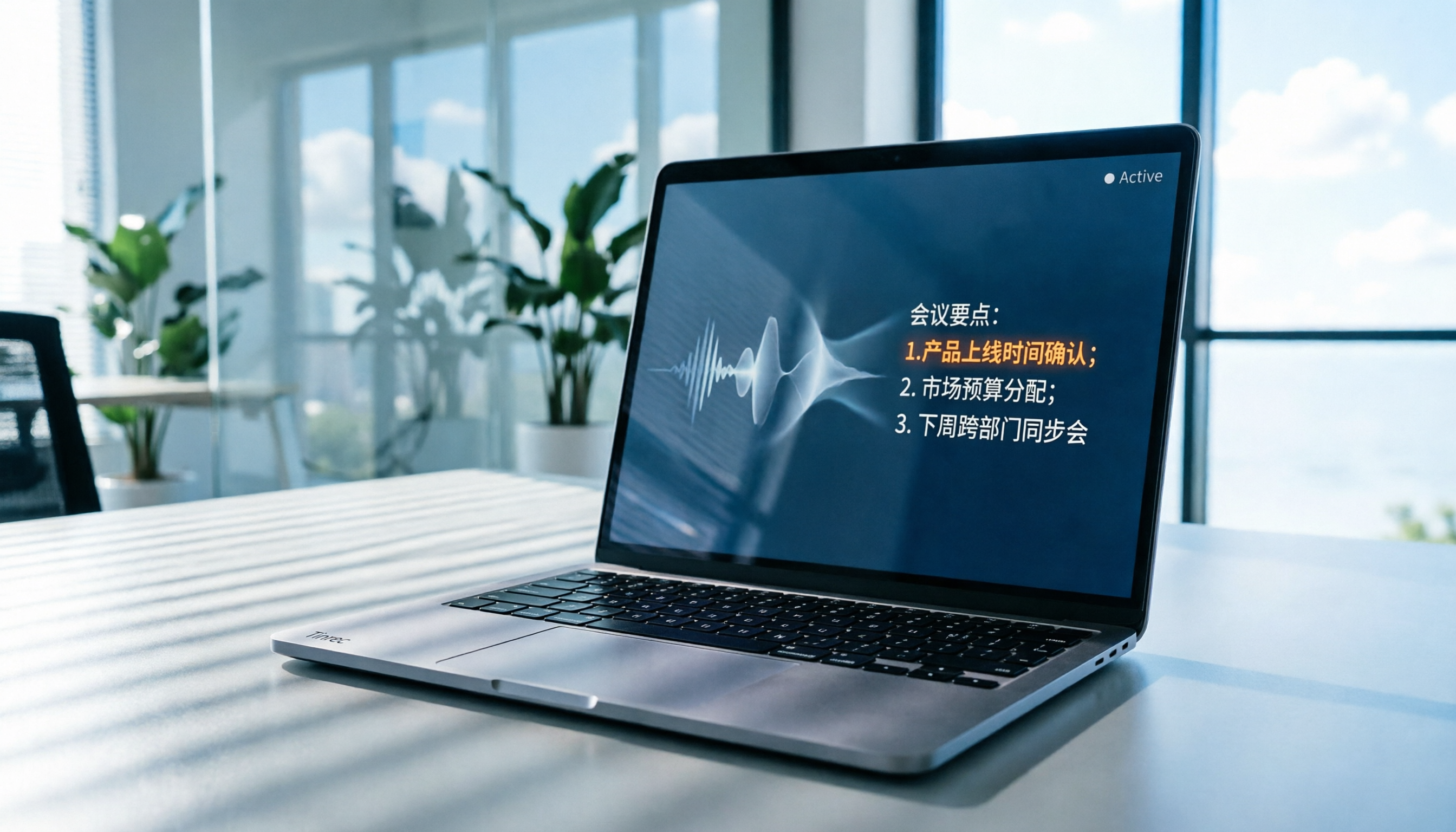 Tinrec 智慧語音轉文字教學：5步完成會議摘要與行動項