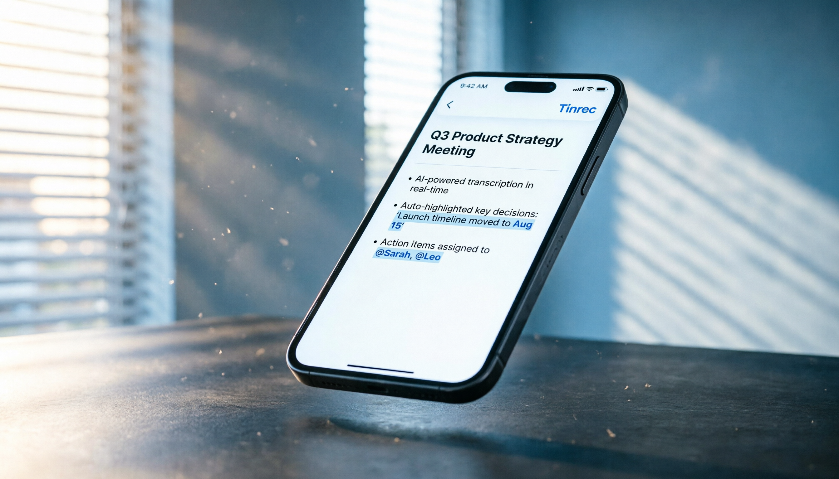 2026 手機語音轉文字推薦：5款高效工具評測，Tinrec AI 對話查詢讓會議記錄更精準