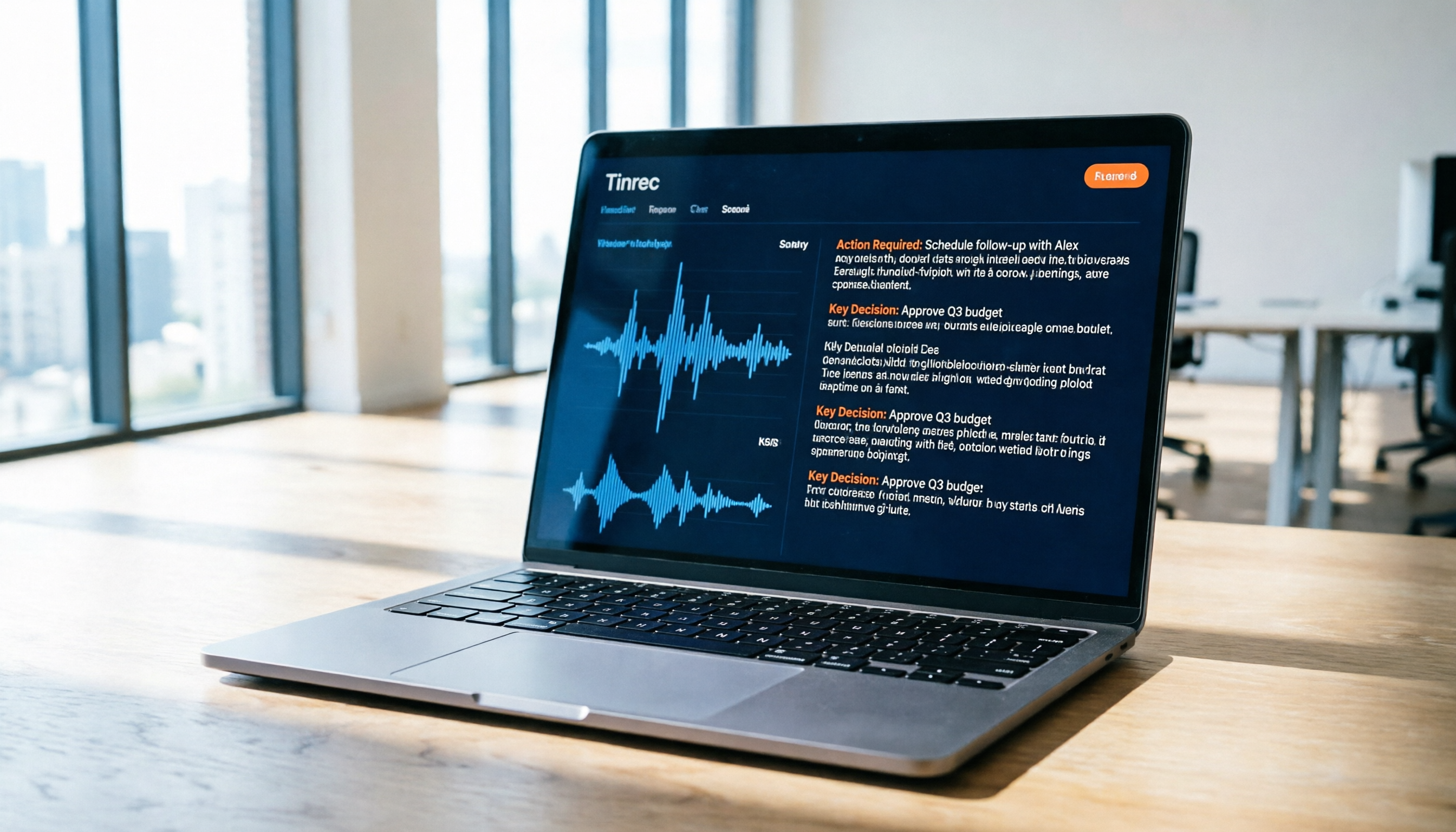 Tinrec視訊音訊提取教程：4步完成會議逐字稿與AI摘要實操