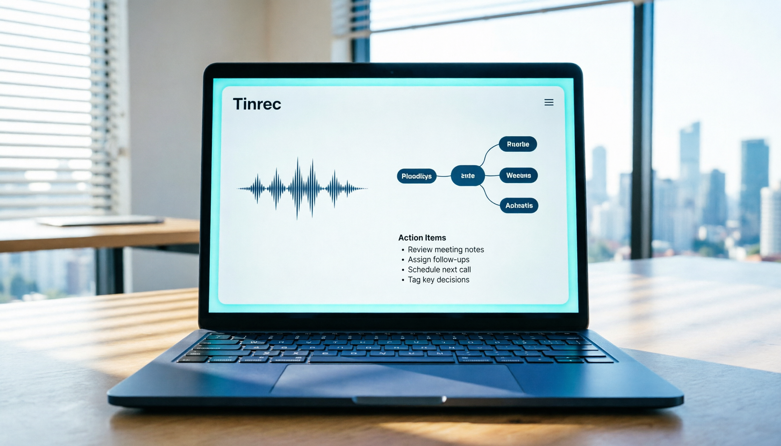 Tinrec 聽腦圖總結教程：4步完成會議摘要與AI對話查詢