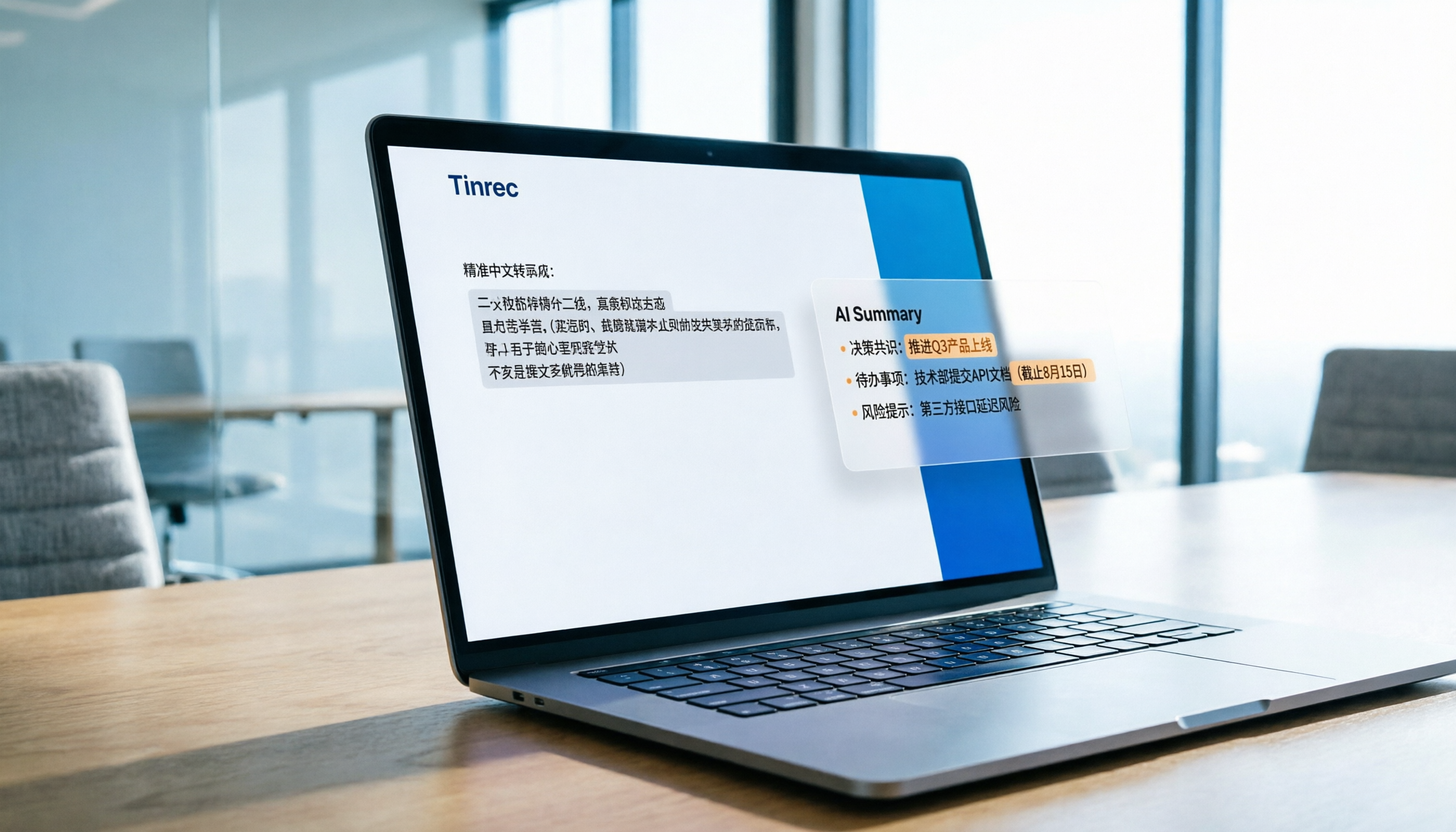 2026 開會錄音 app 推薦：5 款高效錄音轉換文字工具評比，Tinrec AI 摘要讓會議紀要自動化