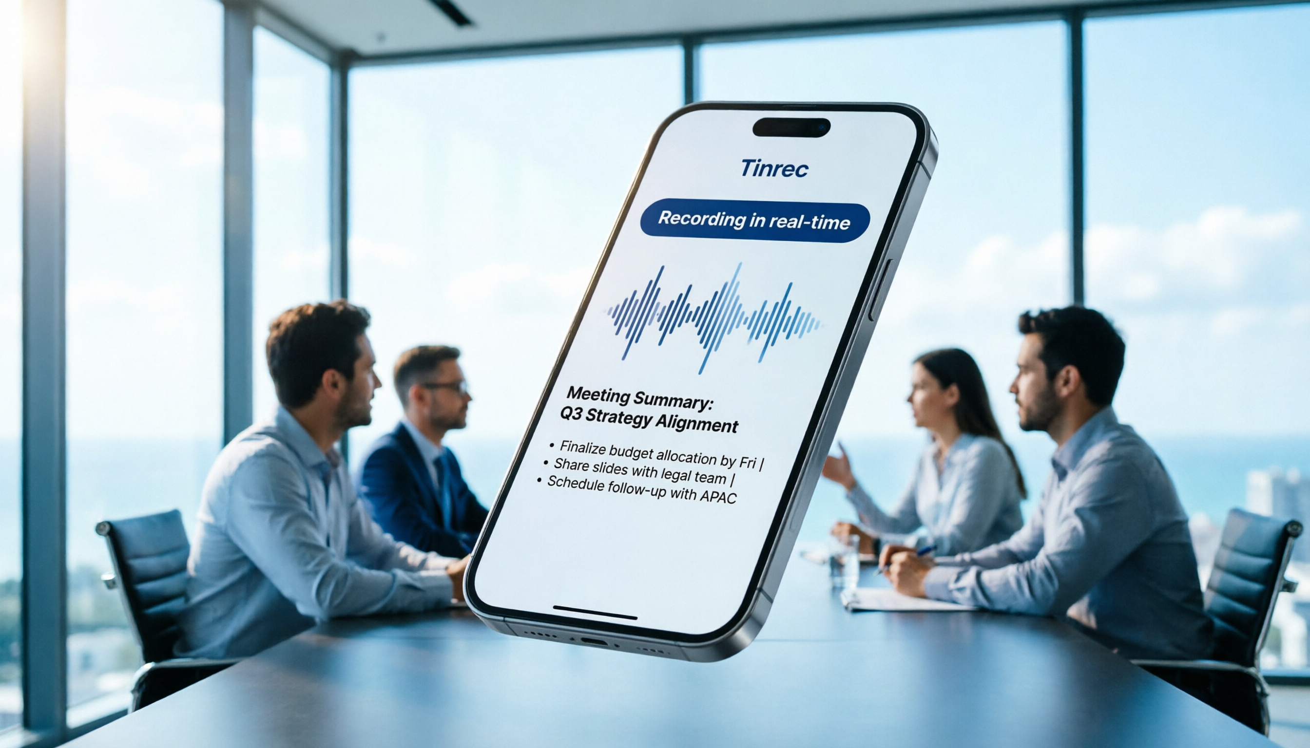 2026 會議語音即時轉文字 App 推薦：5 款工具評測與 Tinrec 實戰指南