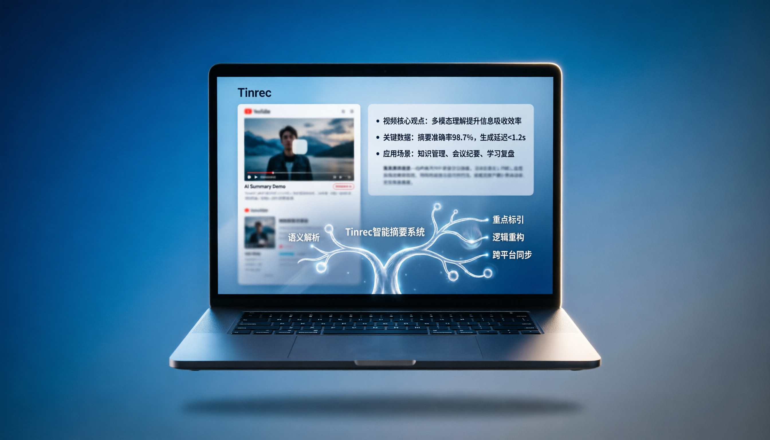 5款YouTube解析工具實測：中文識別、AI摘要、轉文字效率誰最強？Tinrec深度評測