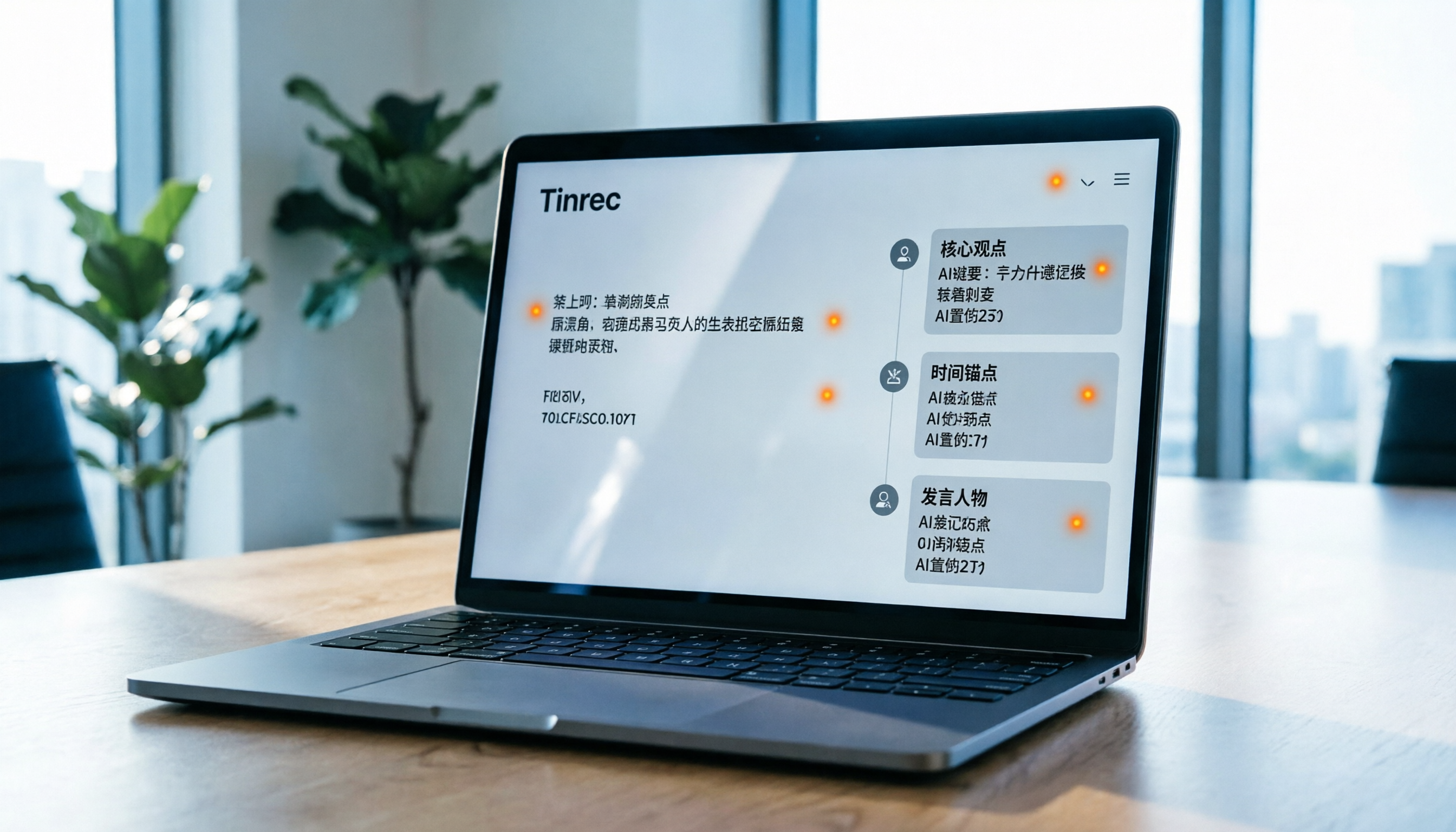 2026年5款錄音大檔案轉文字工具推薦：解決中文識別與摘要痛點（Tinrec實測）