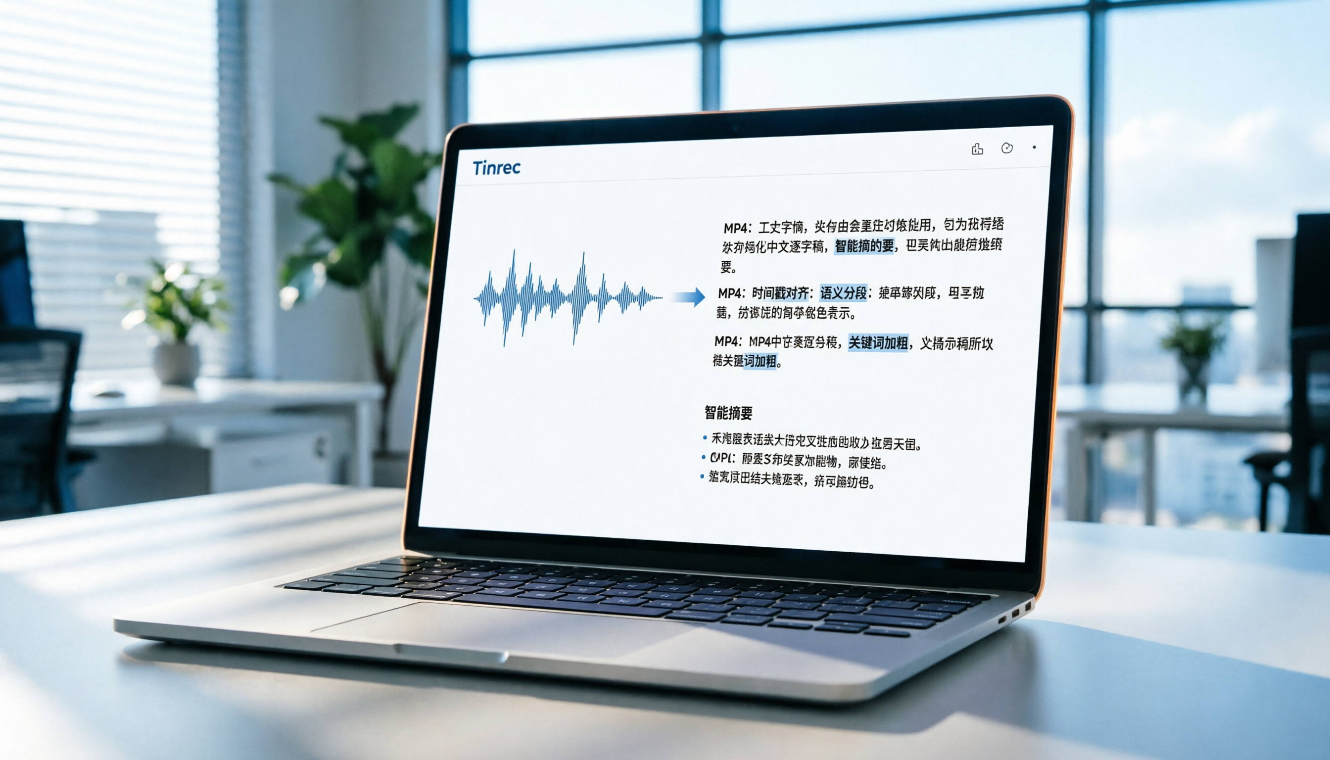 高準確率 MP4 語音轉文字：5款 AI 工具推薦與 Tinrec 實戰教學