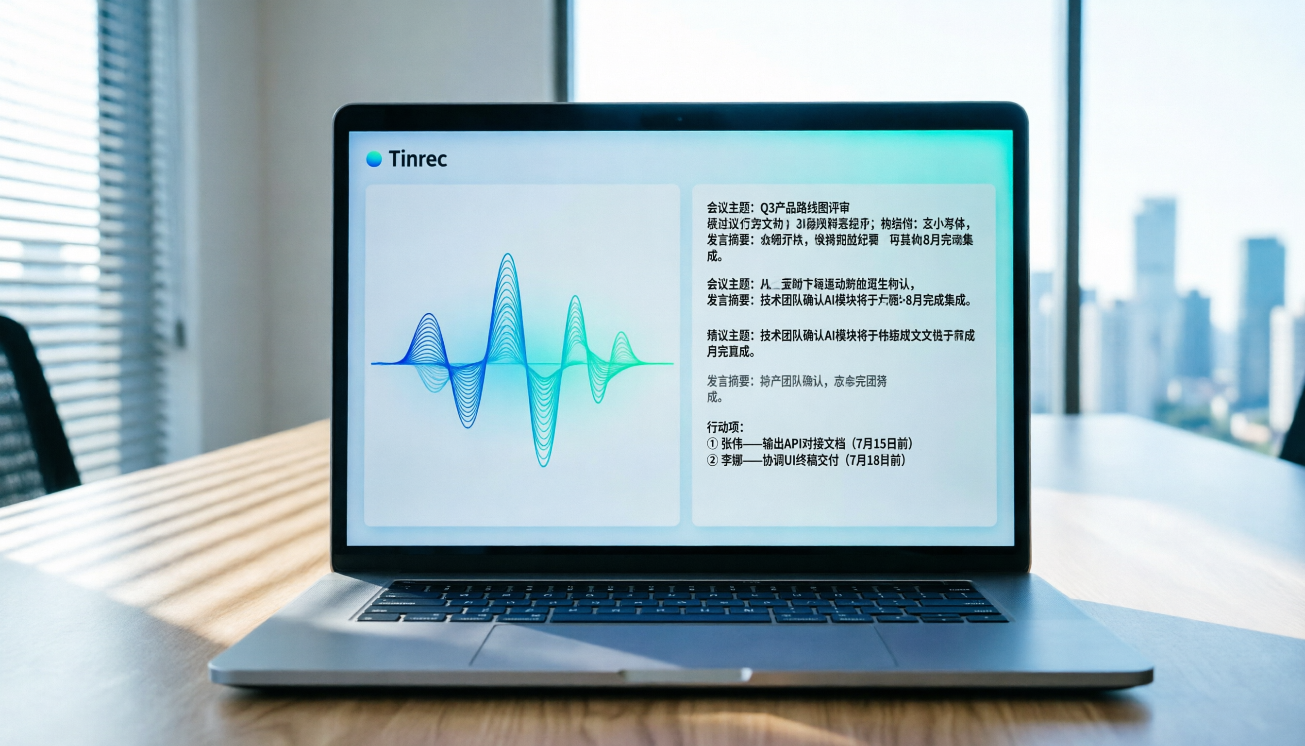 2026視訊轉語音轉文字推薦：高準確率AI工具Tinrec一鍵生成會議紀要