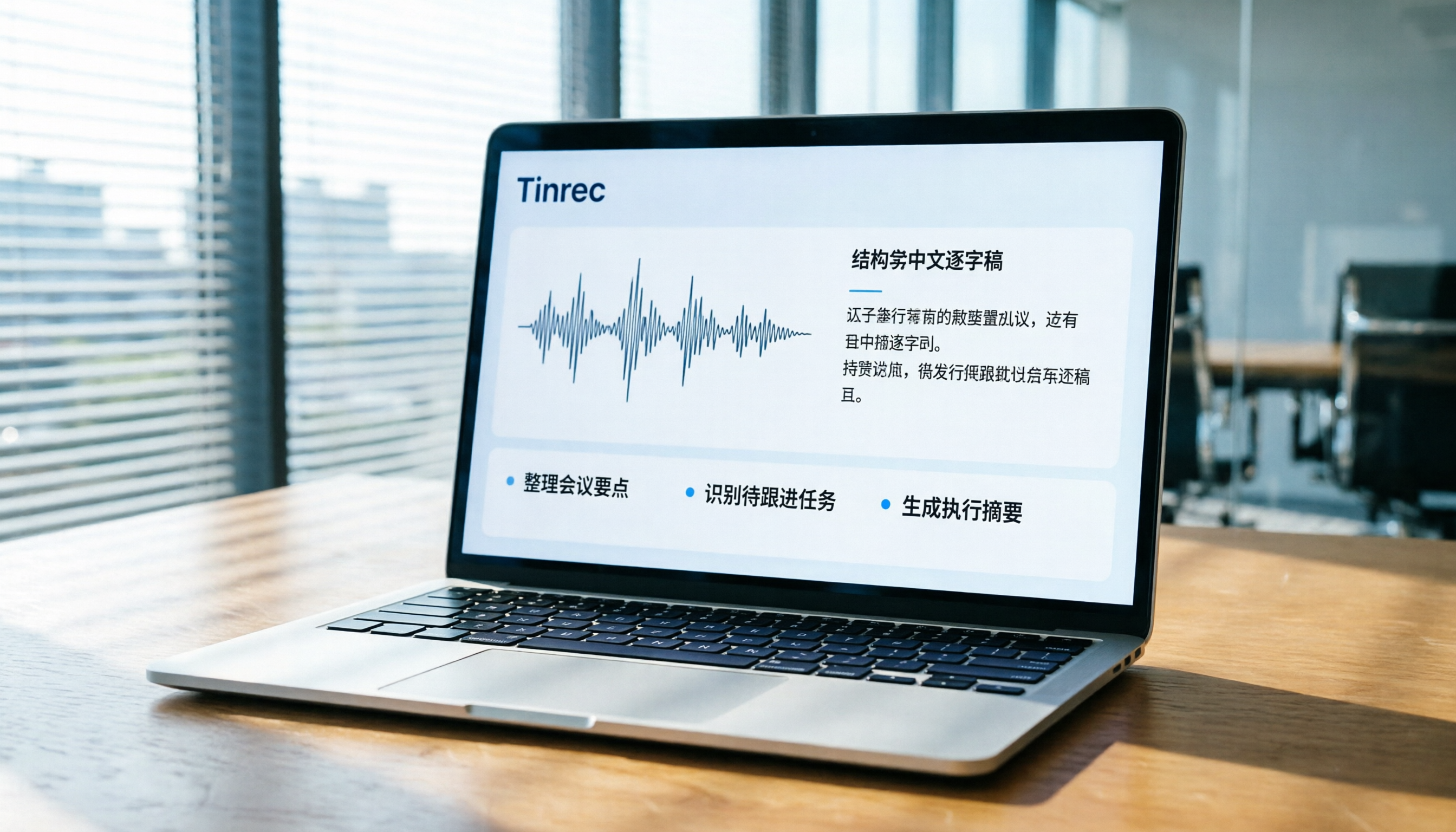會議記錄用什麼錄音轉文字工具？2026年4款最佳選擇與Tinrec實測