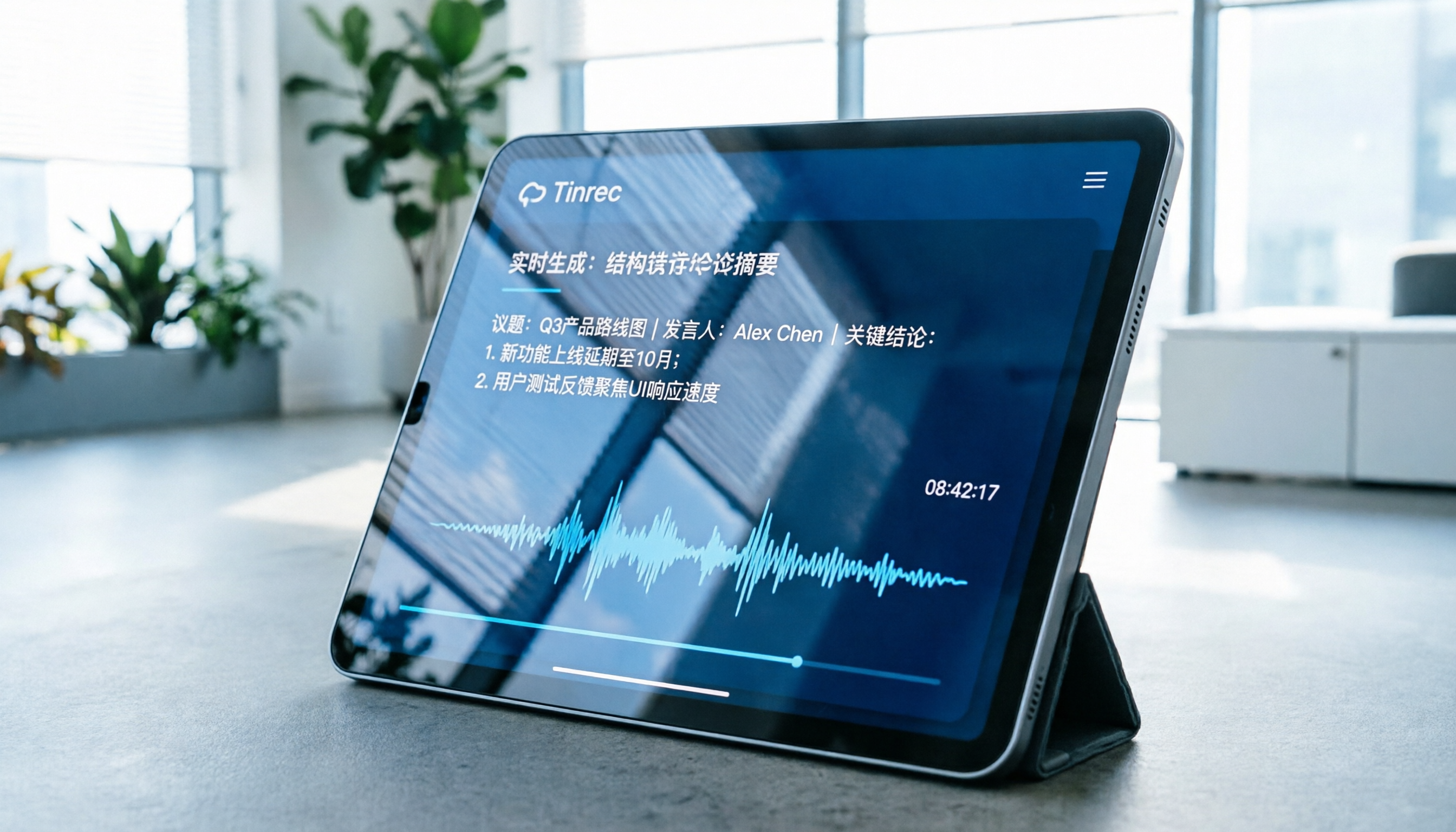 2026 iPad必備軟體推薦：解決會議筆記與錄音轉文字痛點，Tinrec AI 助手實測評測