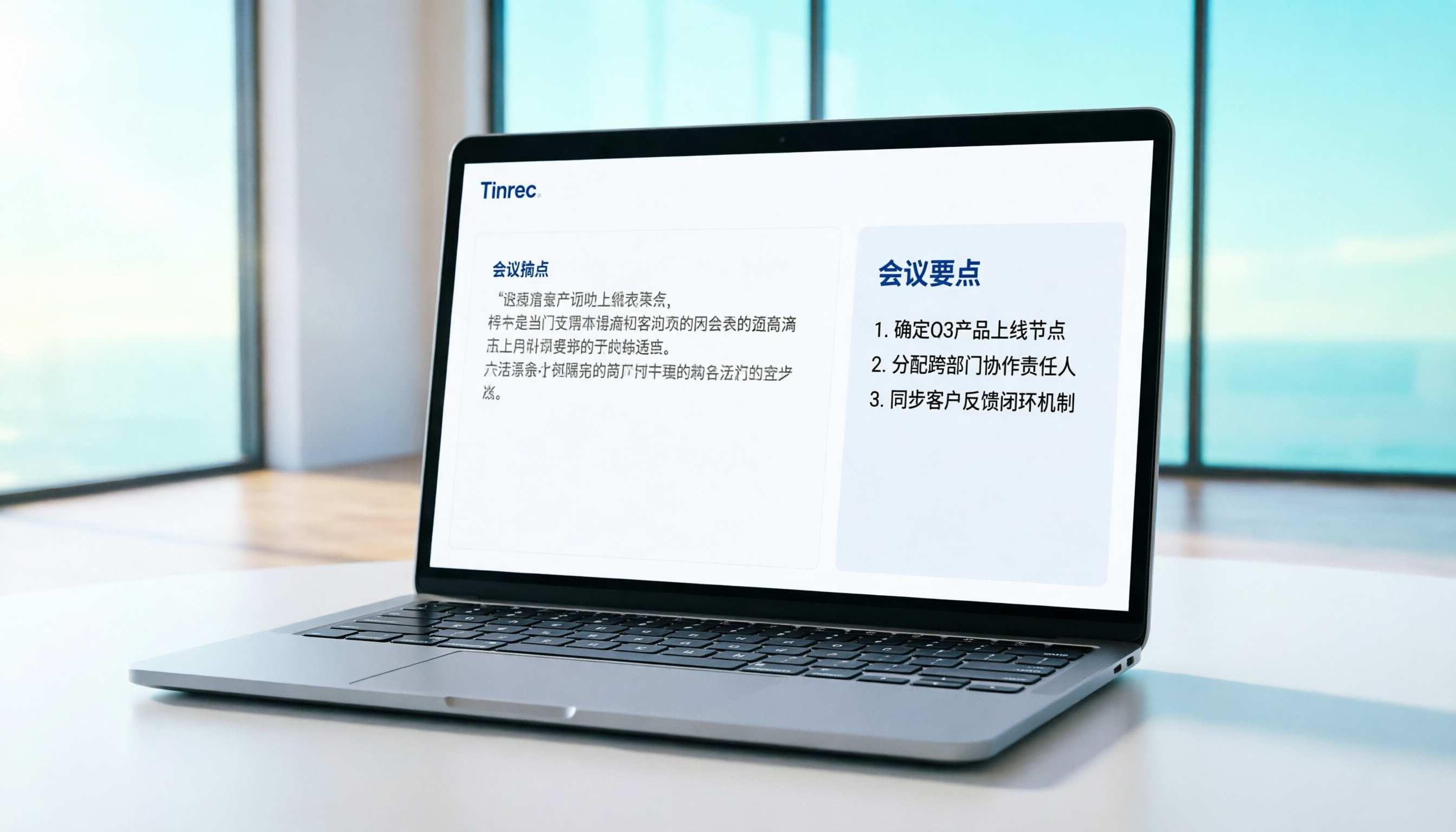 最新免費AI工具推薦：2026年5款錄音轉文字/會議摘要工具實測與Tinrec評測