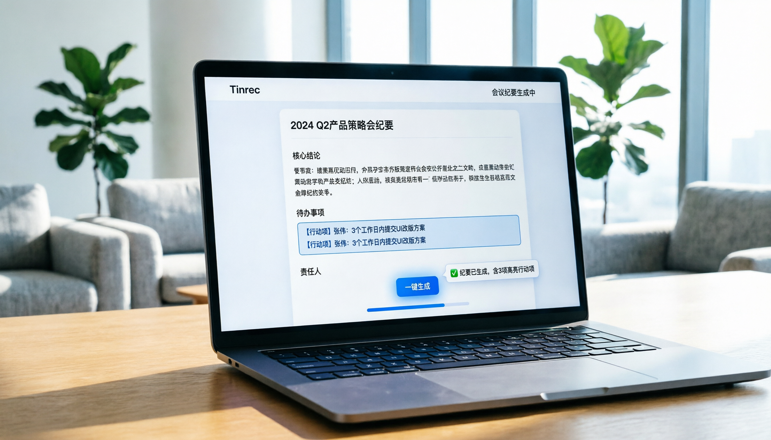 會議紀要怎麼做？5款AI工具幫你一鍵生成摘要與行動項（含Tinrec實測）