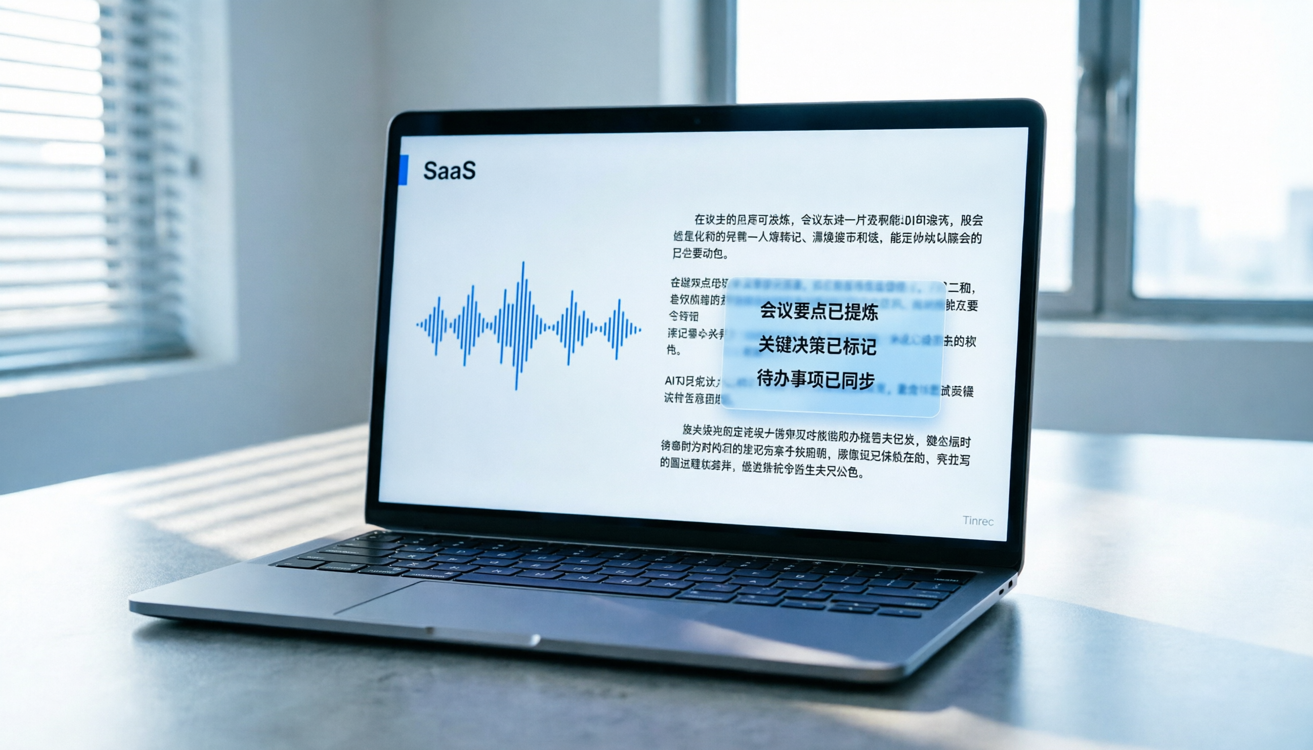 Tinrec自動語音轉文字教學：5步完成會議逐字稿與AI摘要實操