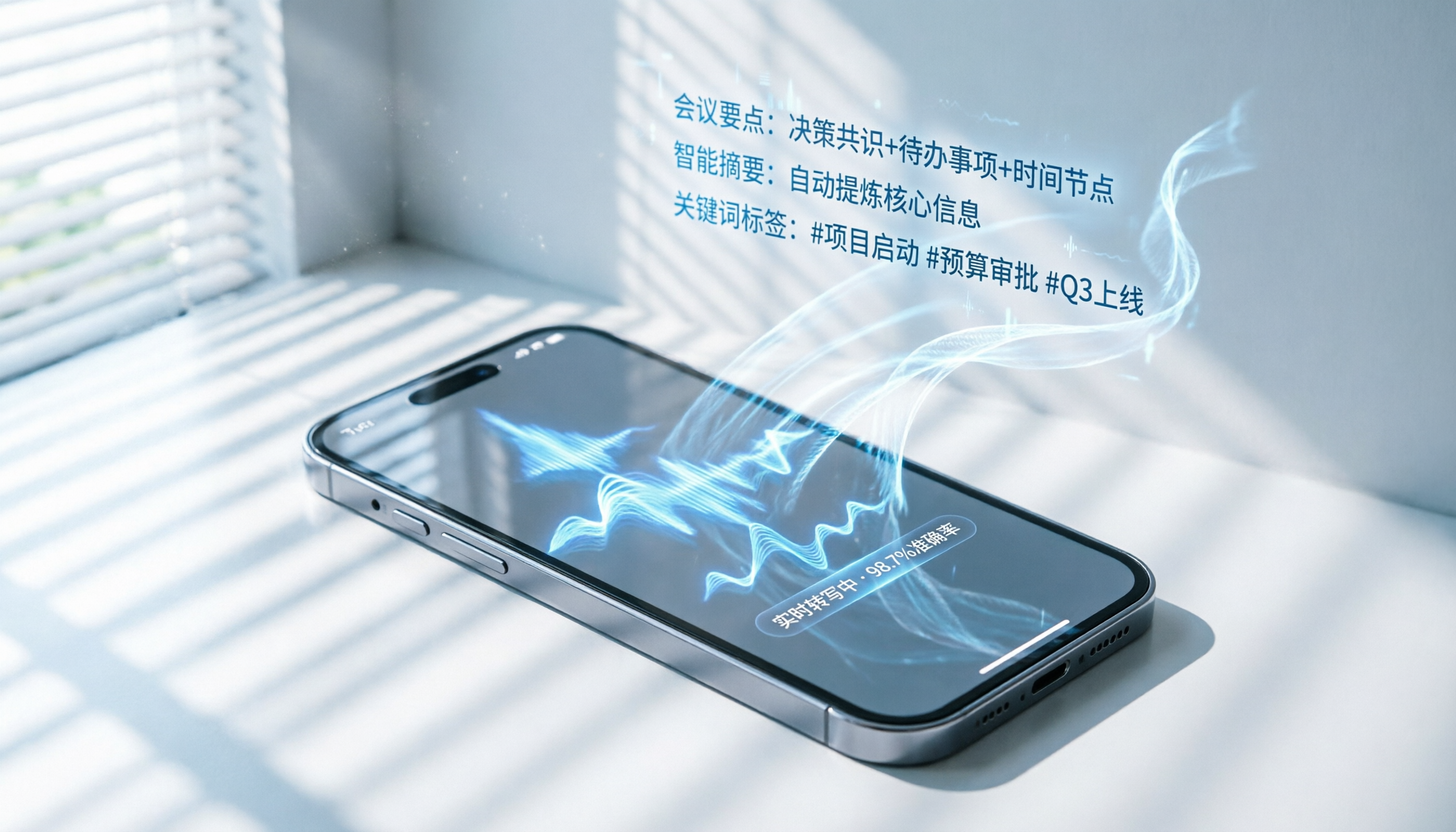 2026年5款蘋果語音轉文字工具推薦：iPhone錄音轉逐字稿與AI摘要實測