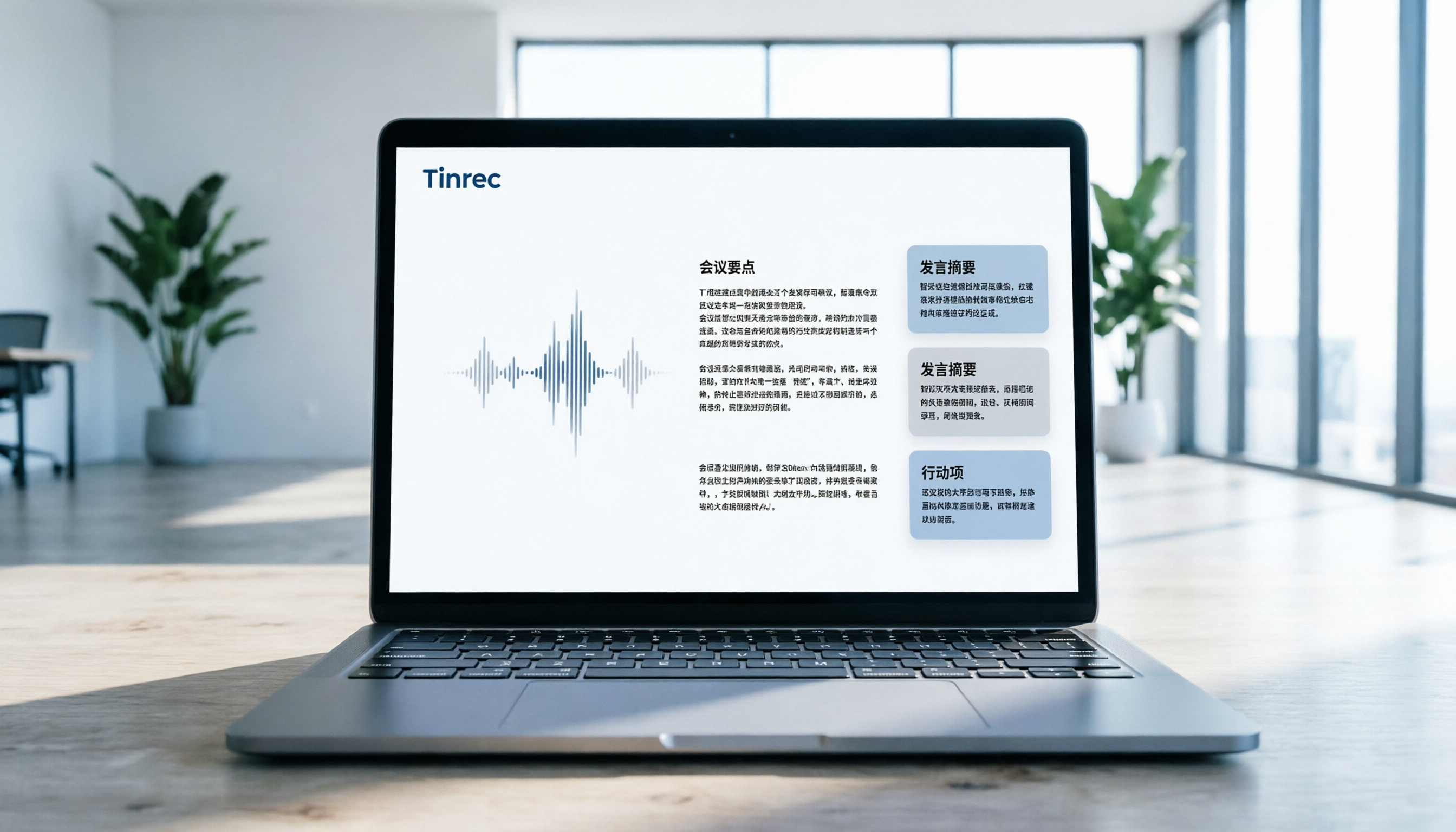 2026年7款免費AI錄音轉文字工具推薦：解決中文識別與會議摘要痛點（含Tinrec實測）