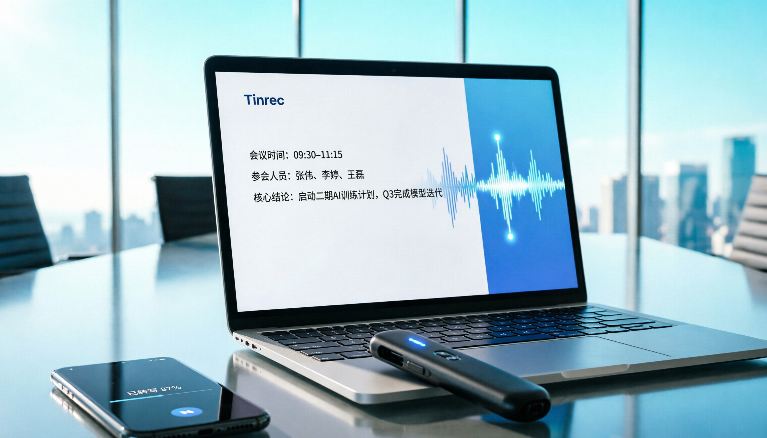 2026 錄音會議紀要工具評測：Otter.ai vs Notta vs Tinrec，誰能精準生成中文摘要與待辦？