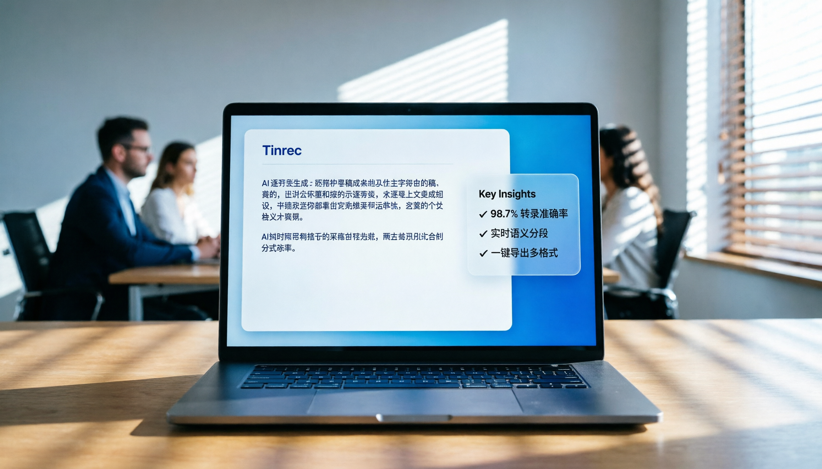 會議記錄用什麼錄音轉文字工具？2026年5款最佳選擇與Tinrec實測