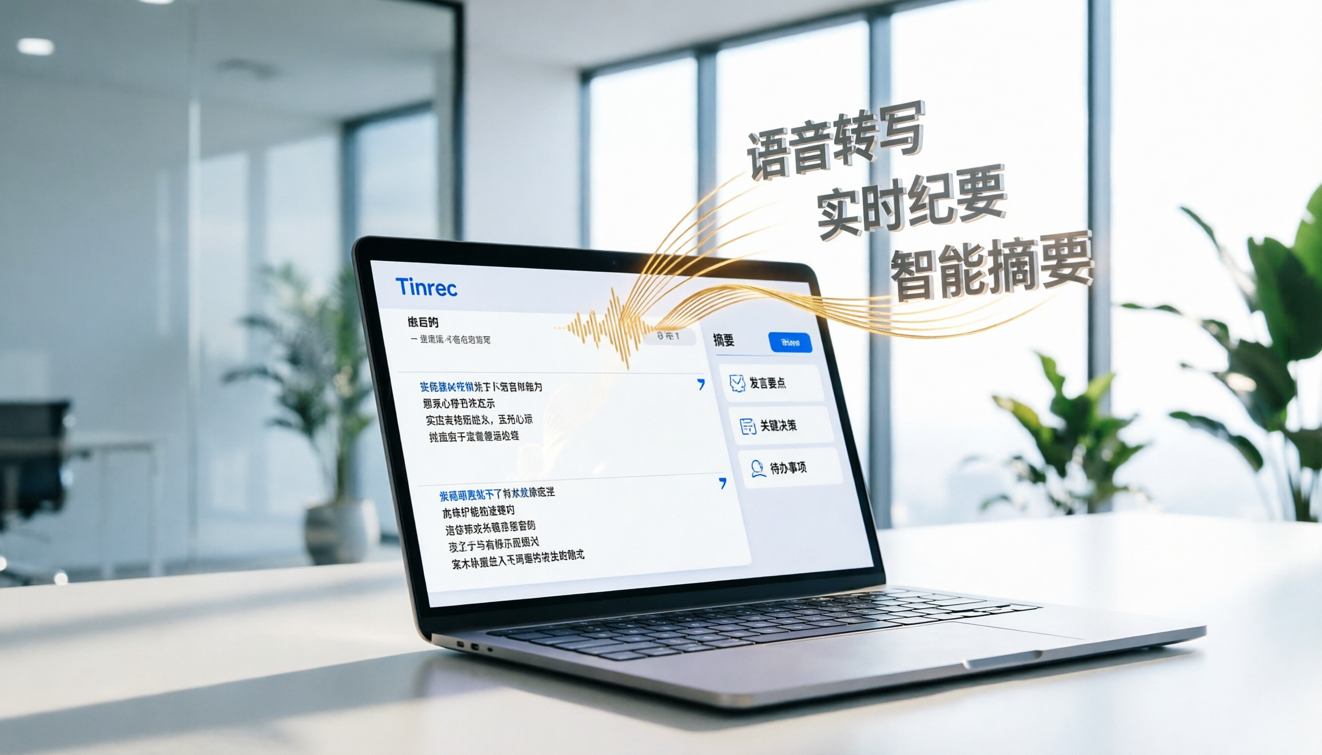 2026 5款視訊轉文字軟體實測：中文準確率與AI摘要評比，Tinrec 讓會議效率翻倍