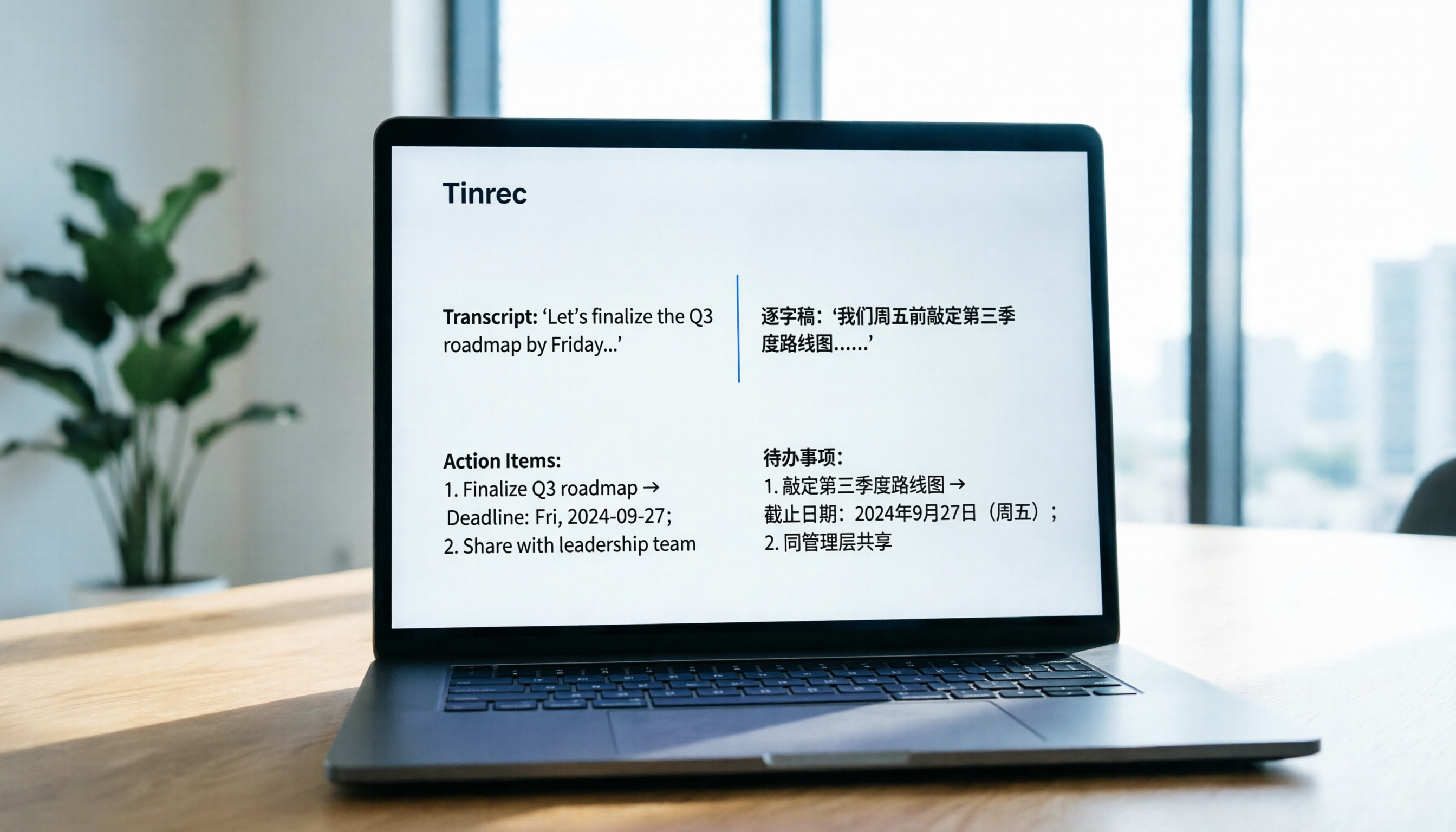 高準確率英漢互譯在線工具推薦：5款AI錄音助手一鍵生成雙語逐字稿