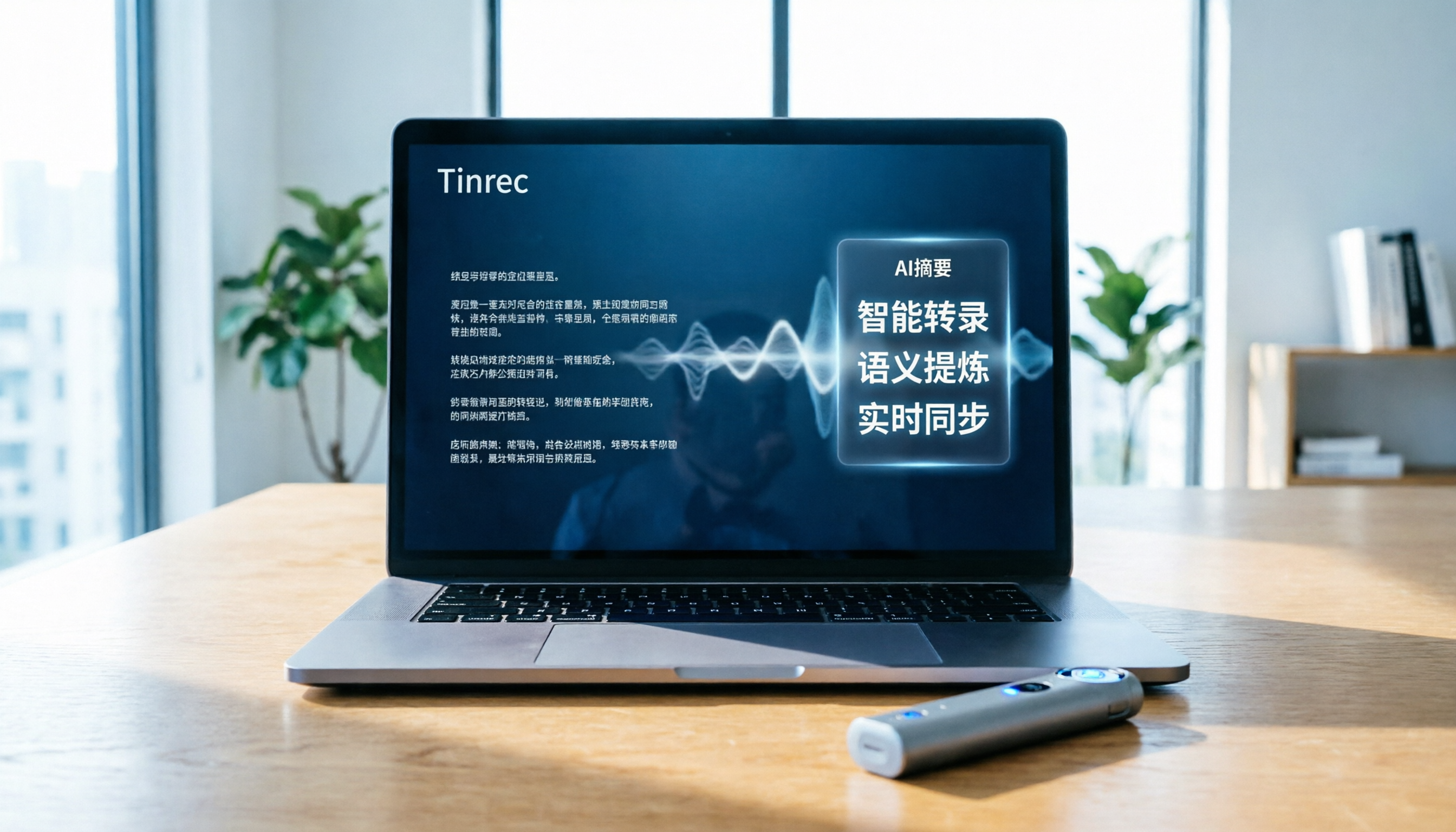 Tinrec邊錄音邊轉文字教學：5步完成即時逐字稿與AI摘要