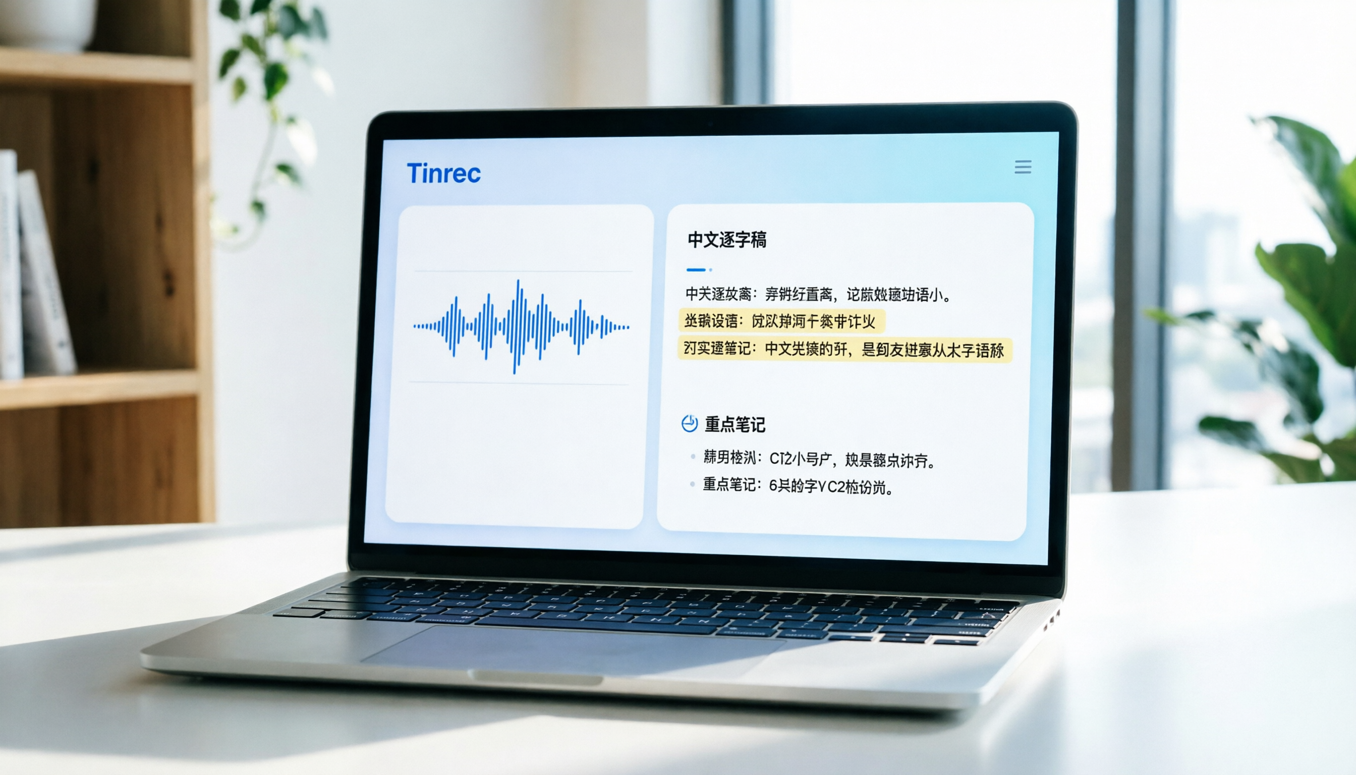 高準確率課堂實錄轉文字：5款AI工具推薦與Tinrec實戰教學