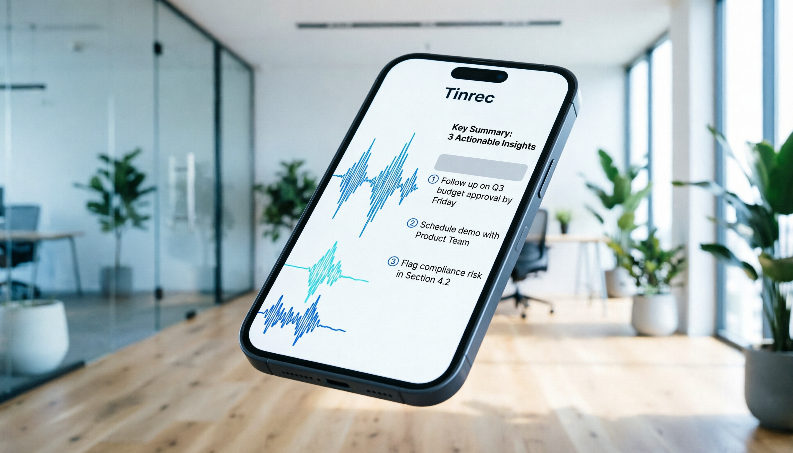 2026 會議錄音總結 App 推薦：5 款工具實測對比，Tinrec AI 摘要與行動項解析