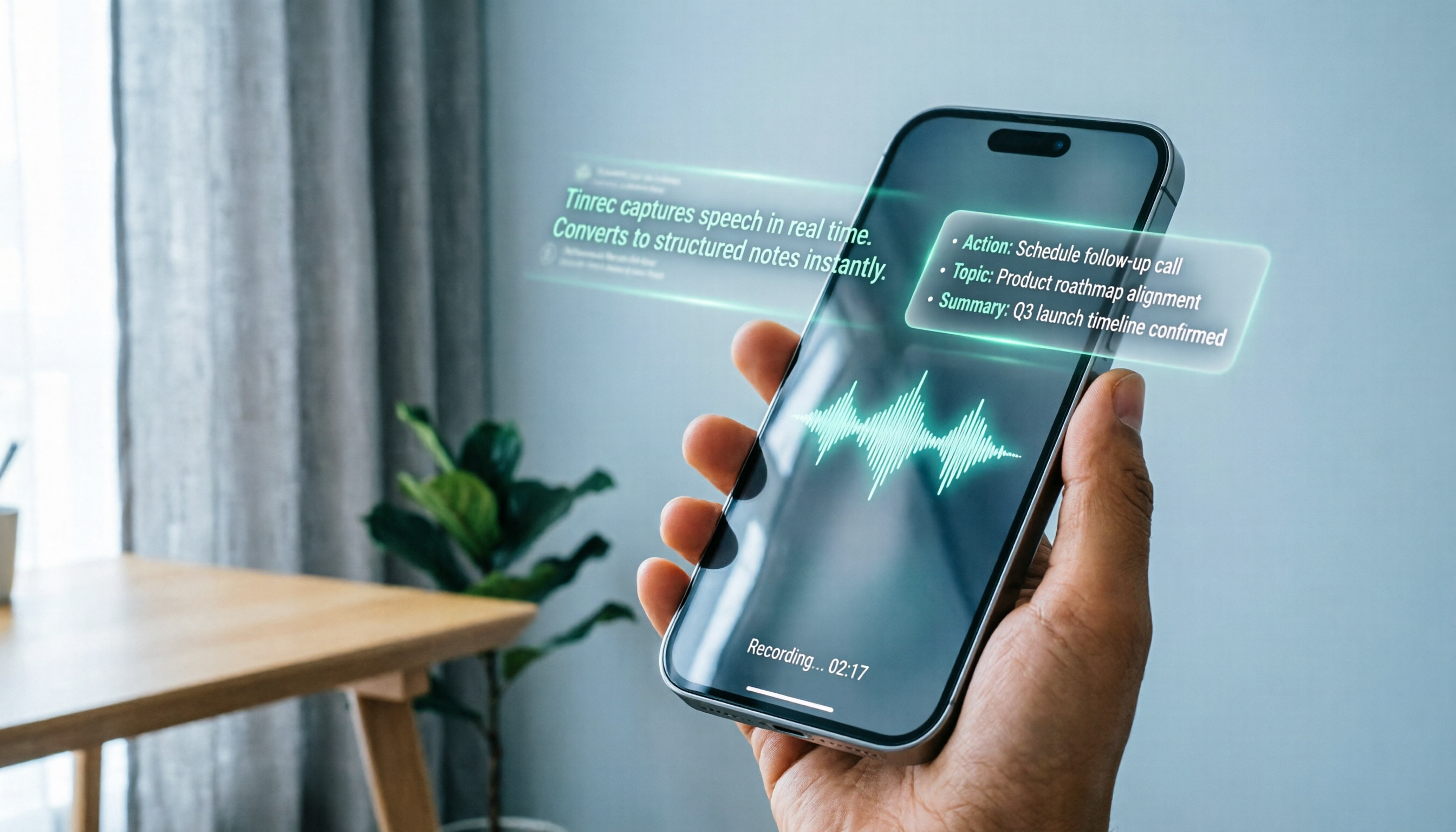 2026 iPhone錄音轉文字攻略：5款AI工具評測與Tinrec實戰教學