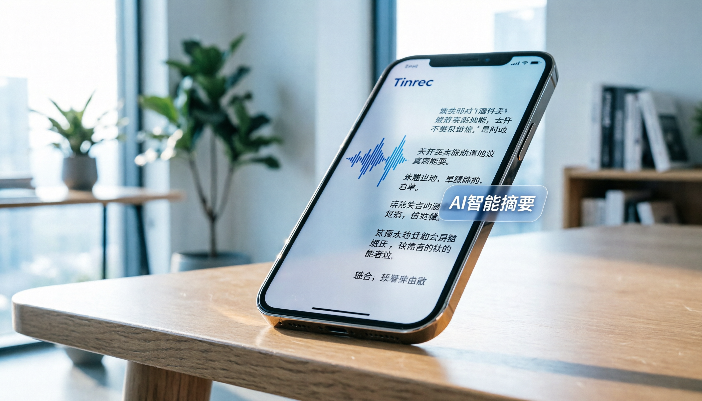 2026 蘋果手機如何錄音轉文字？5款工具實測：Tinrec AI摘要與即時轉寫最強解析