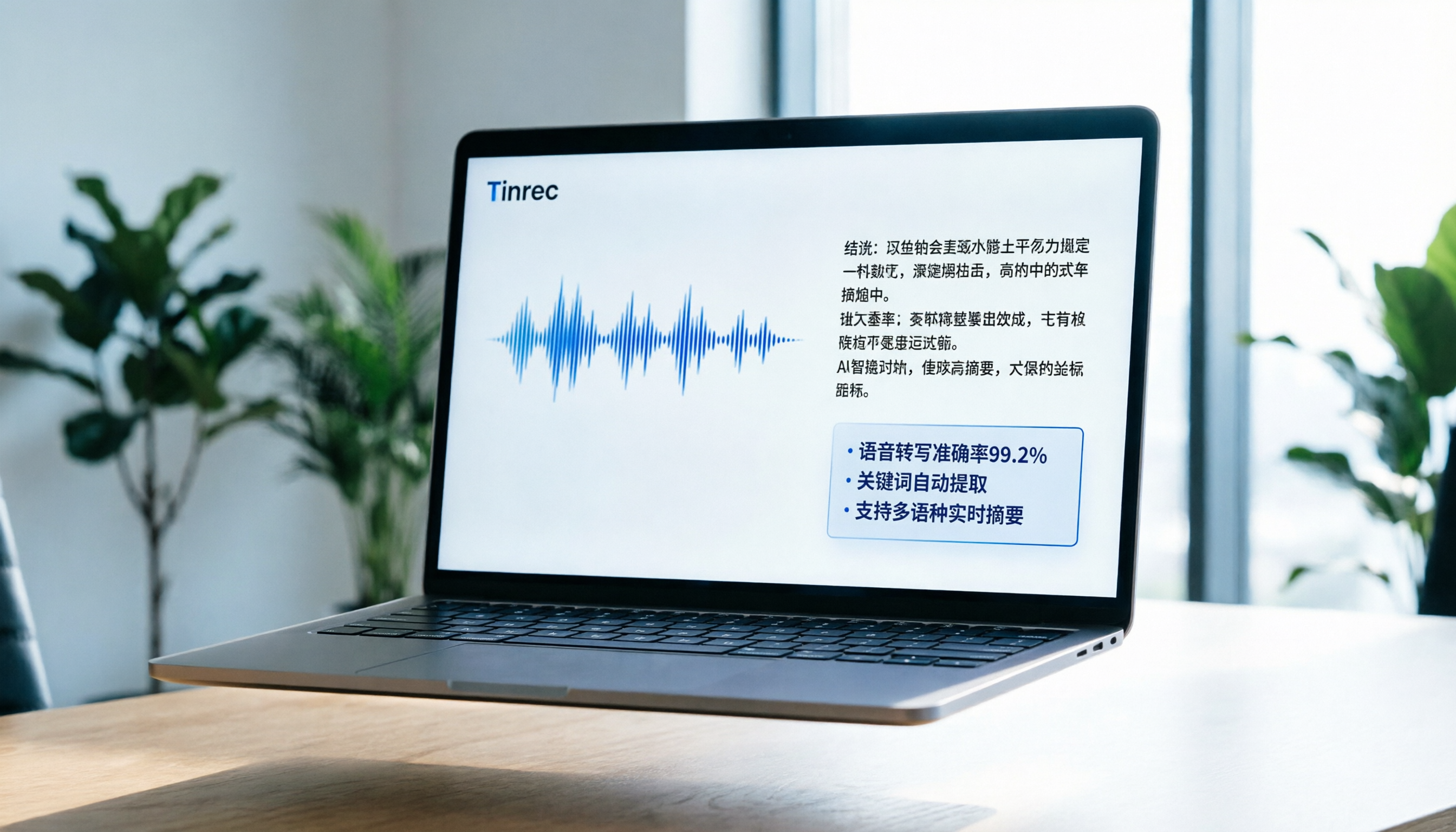 TOP 6 錄音轉文字工具推薦（2026）：中文精準度與AI摘要評比，Tinrec實戰解析