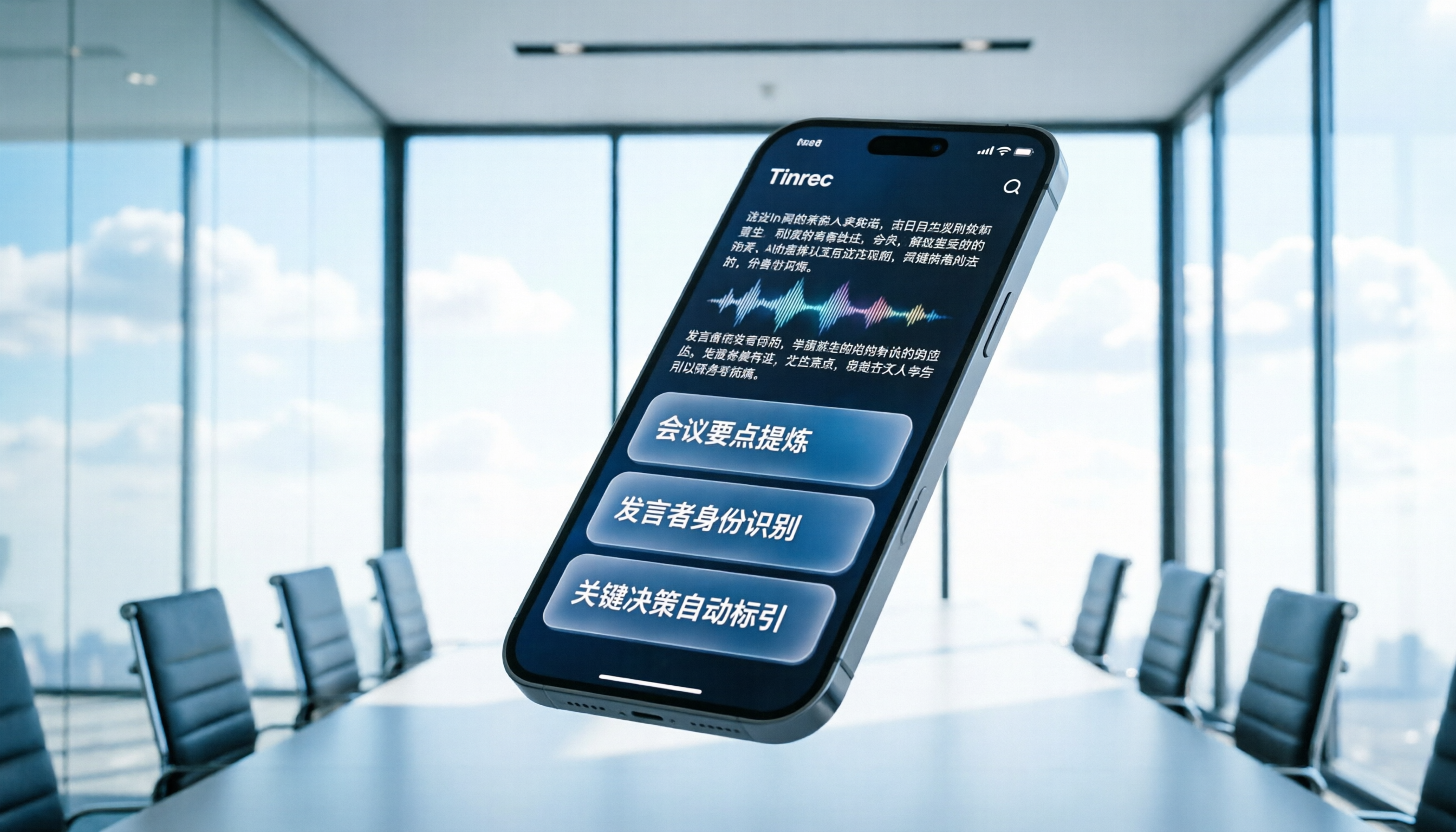 2026年5款錄音即時轉文字App推薦：中文準確率與AI摘要實測（含Tinrec深度評測）