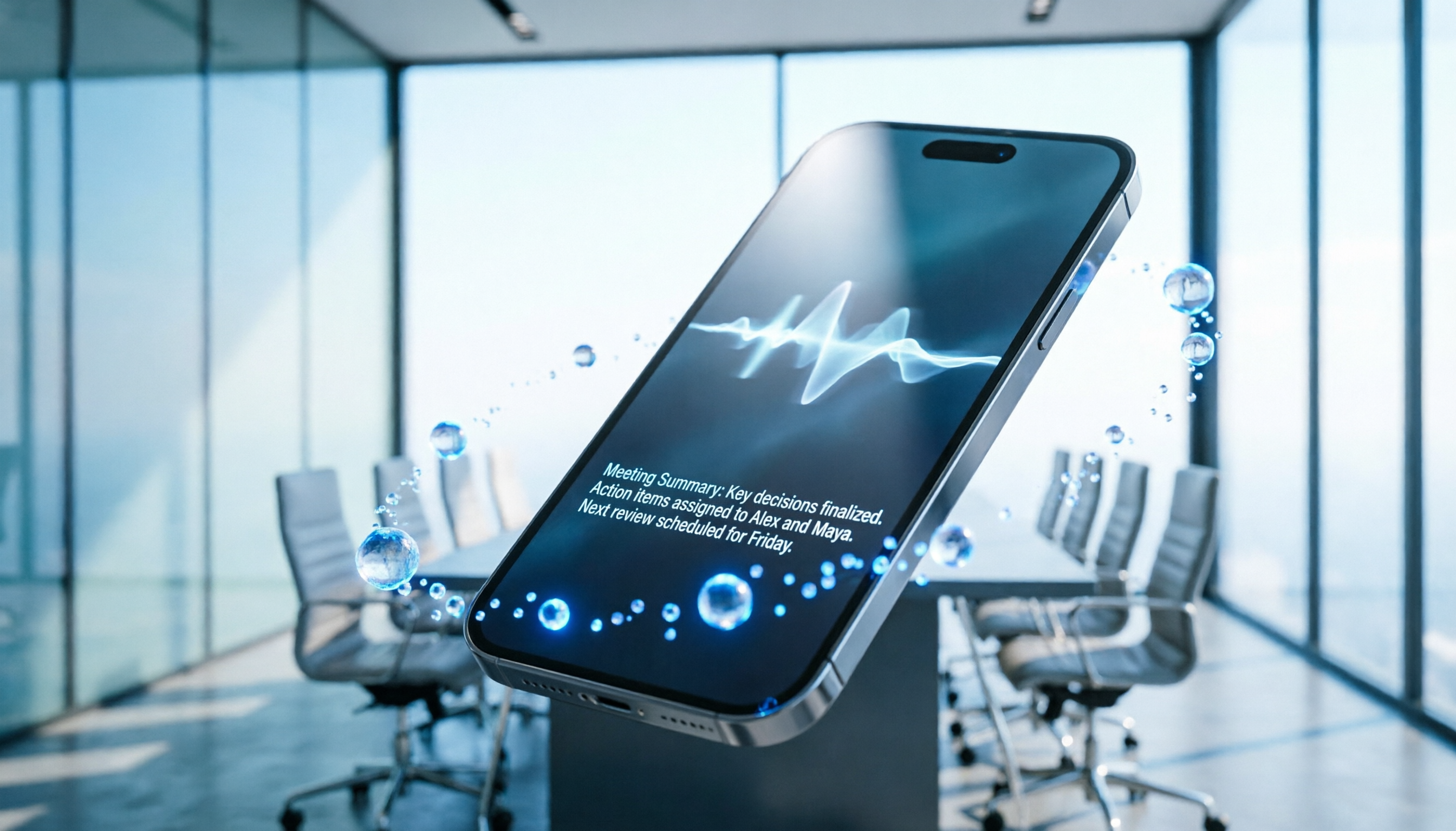 2026 會議逐字稿英文轉換指南:iPhone 錄音轉文字實測與 AI 工具比較