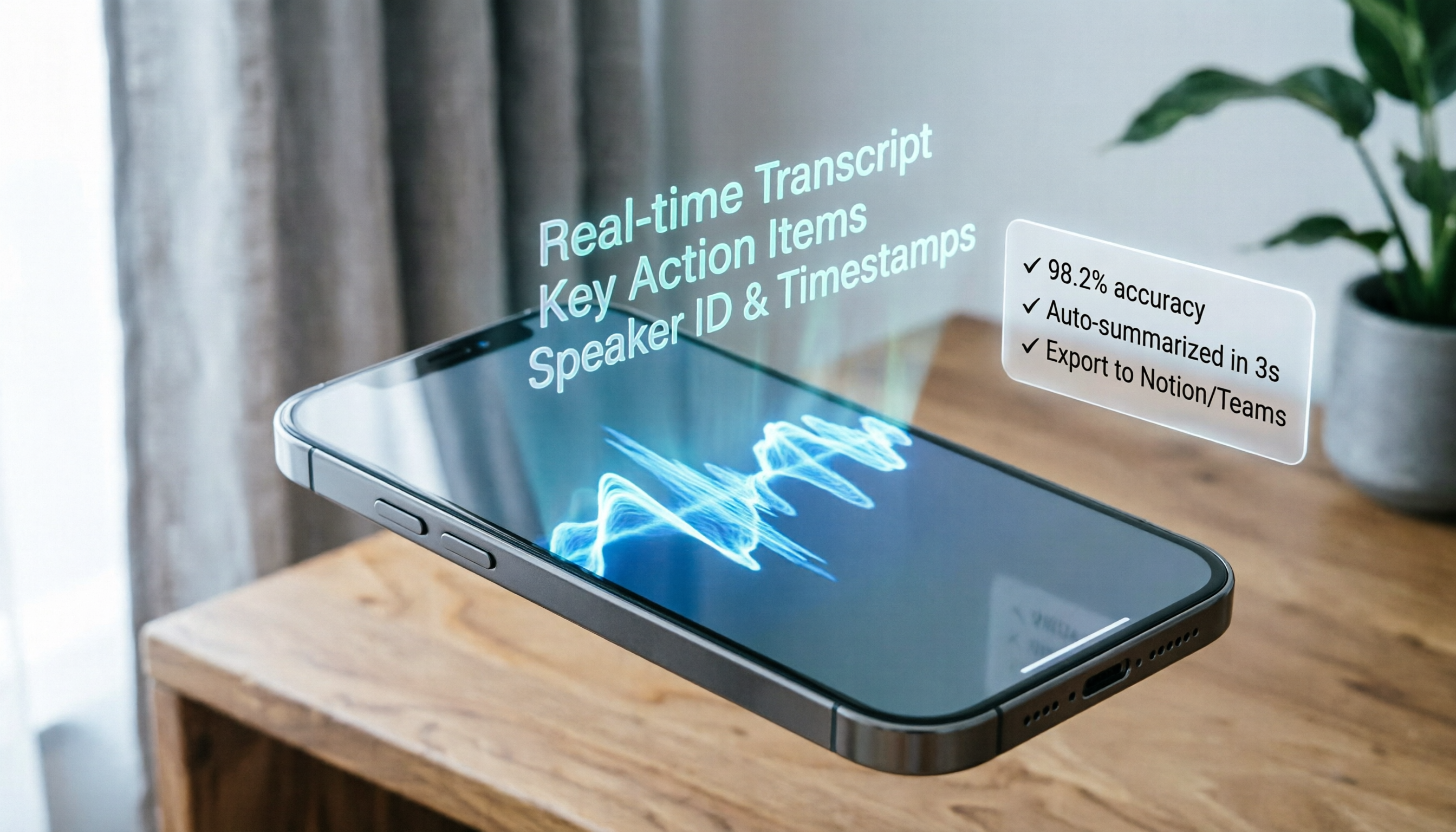 iPhone 錄音轉文字怎麼選？2026 逐字稿工具實測：自帶功能 vs 專業 AI 助手完整指南