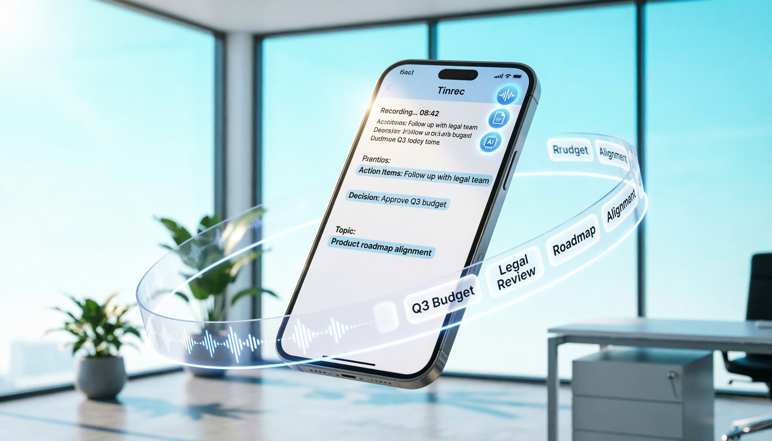 2026 iPhone 會議記錄 AI 推薦：Dcard 熱議的錄音轉文字神器與 Tinrec 實測比較