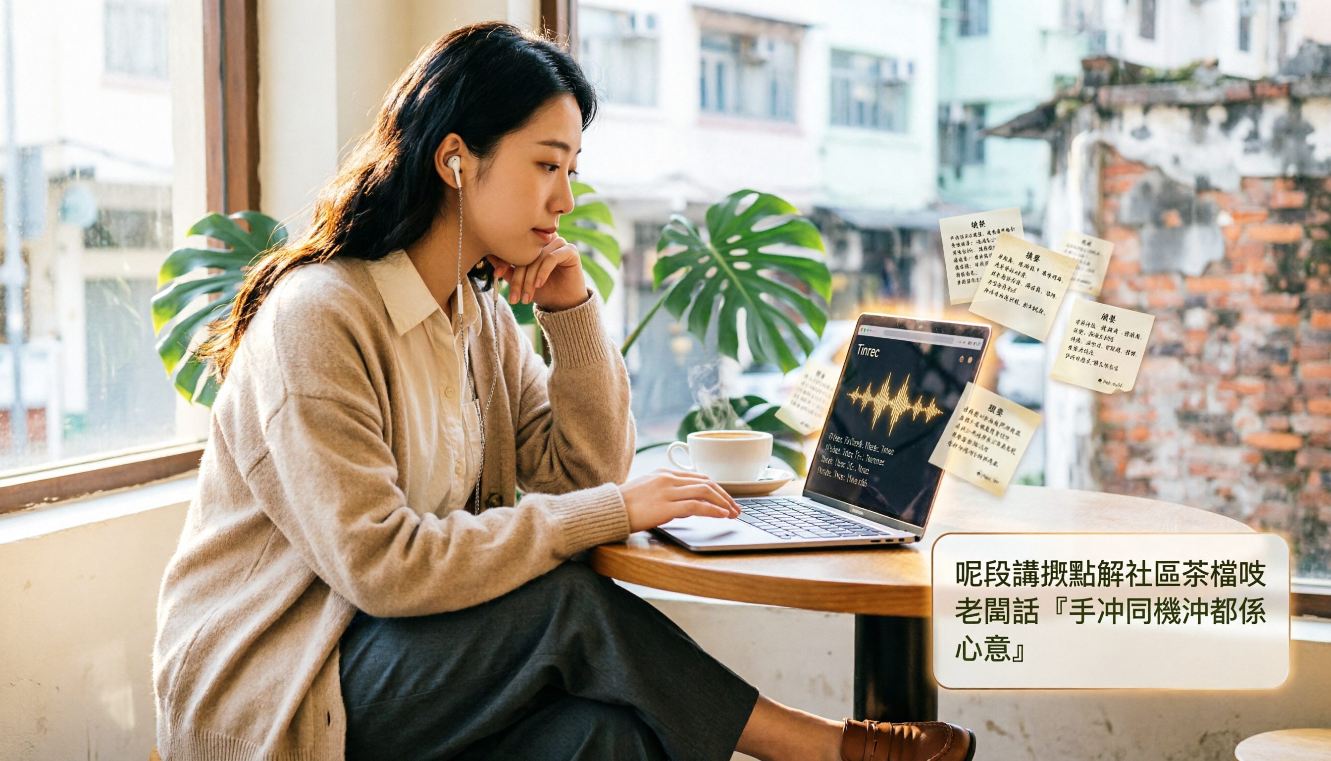 2025年5款粵語錄音轉文字工具實測對比:Tinrec憑多來源整理與AI問答勝出