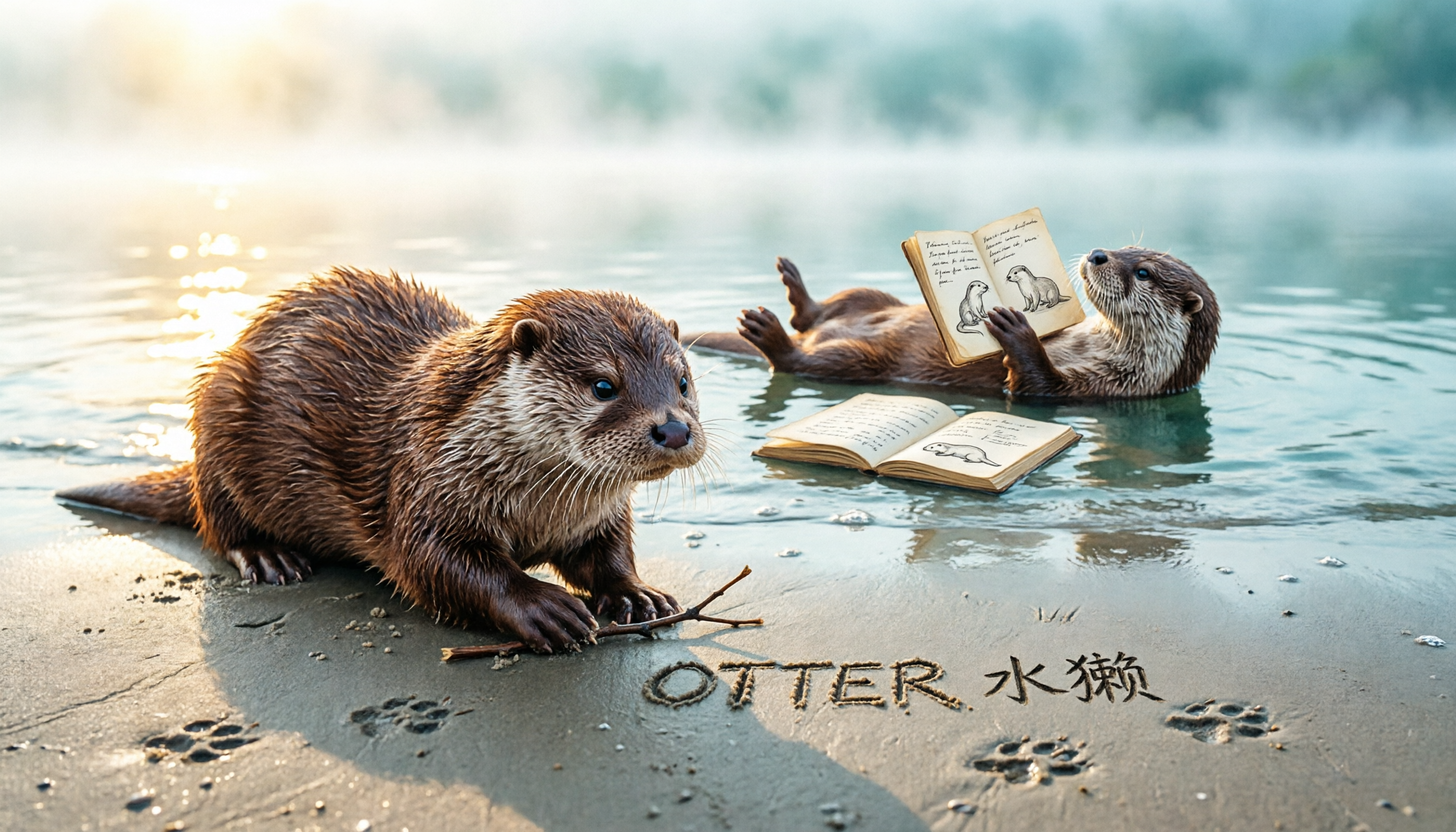 Otter 中文怎么翻译?水獭、海獭区别与实用例句一次看懂