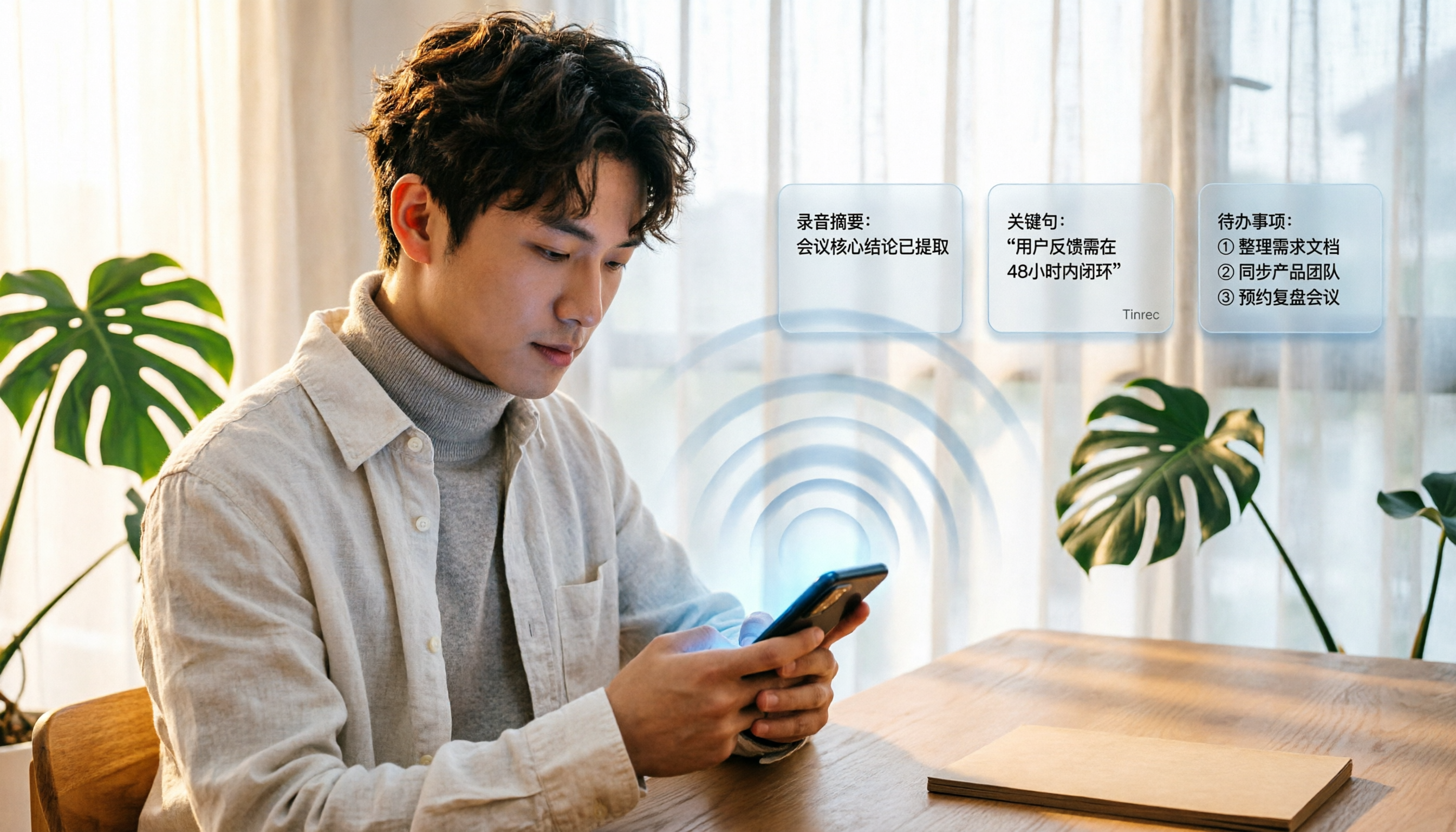 【教學】2026年iPhone錄音位置:3步驟找到錄音檔+用Tinrec轉文字管理