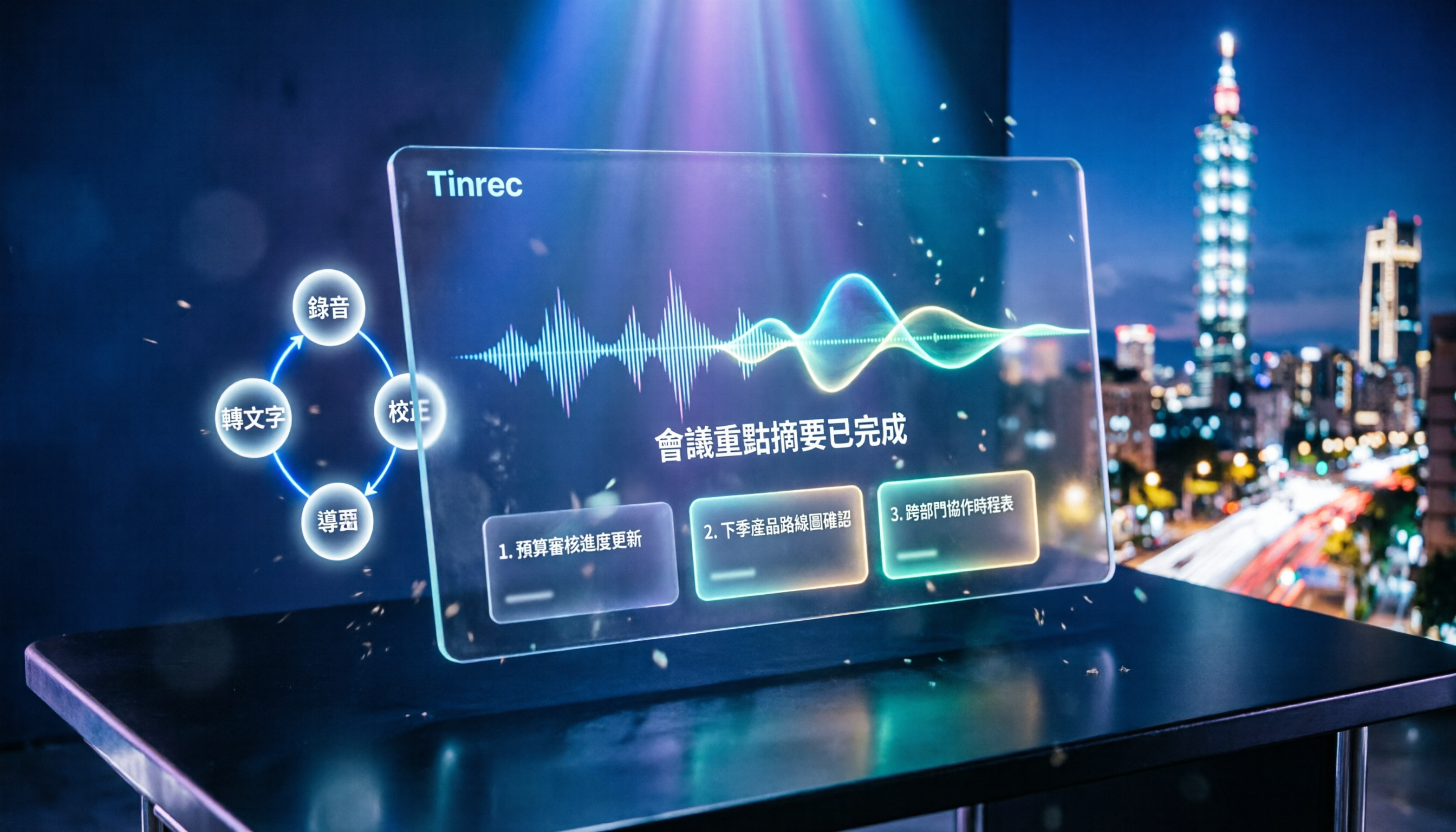 2026年3款雅婷逐字稿免費替代方案實測對比：Tinrec 5步驟完成錄音轉文字