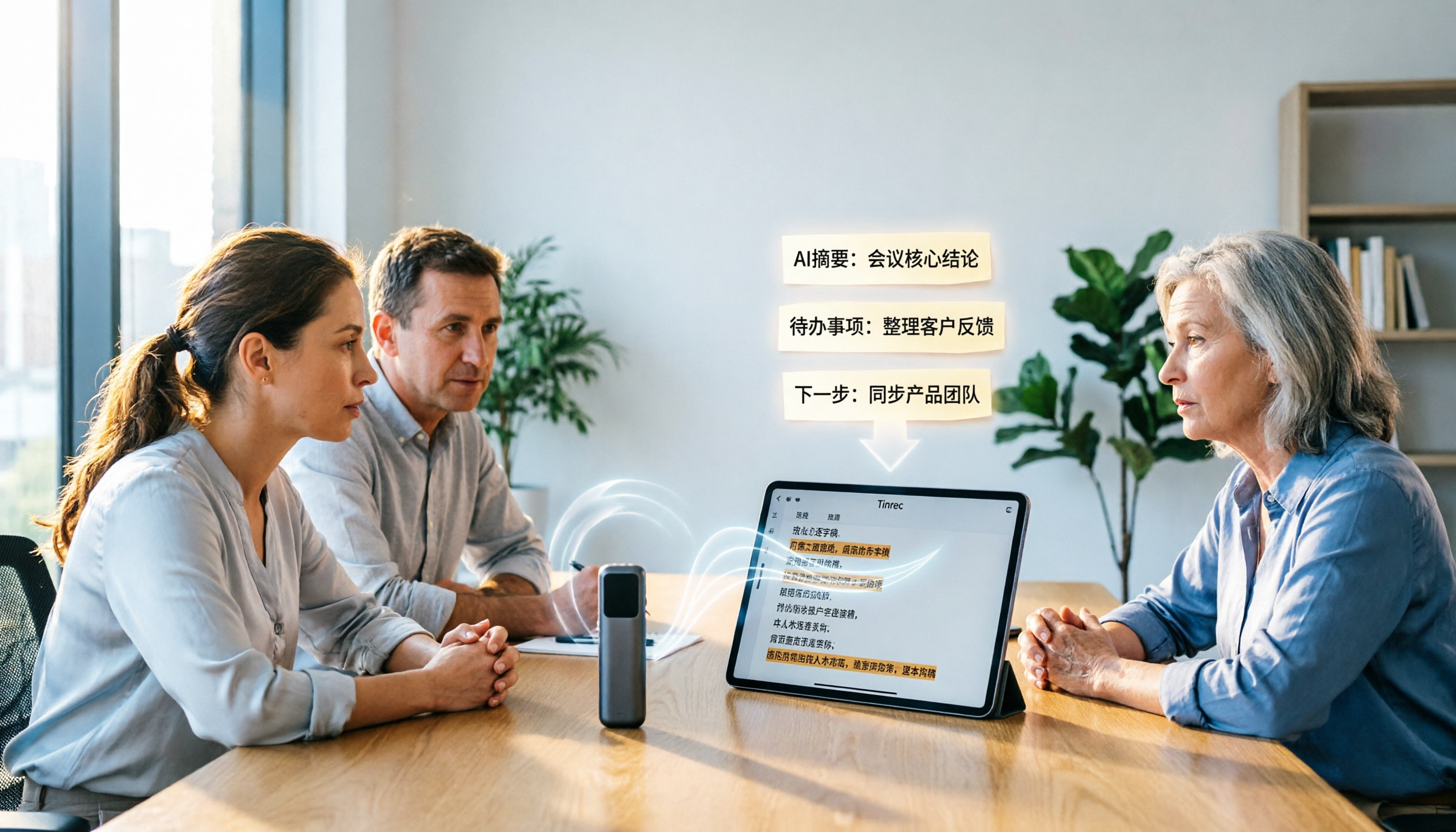 【教學】2026年Tinrec錄音轉文字:無機器人會議記錄+AI自動摘要待辦
