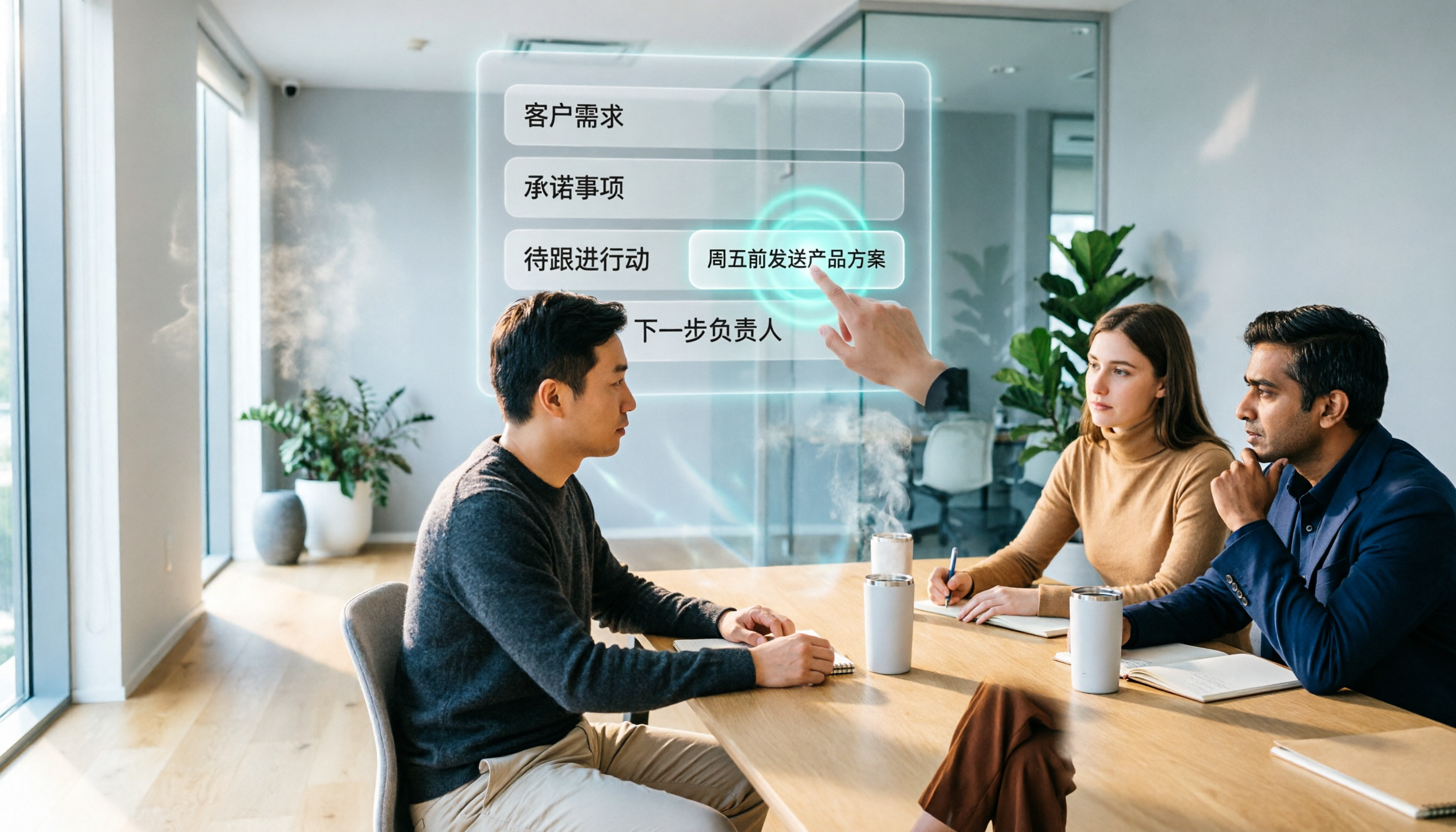 2026年3款銷售會議記錄工具實測對比:不只逐字稿,還能追客戶待辦