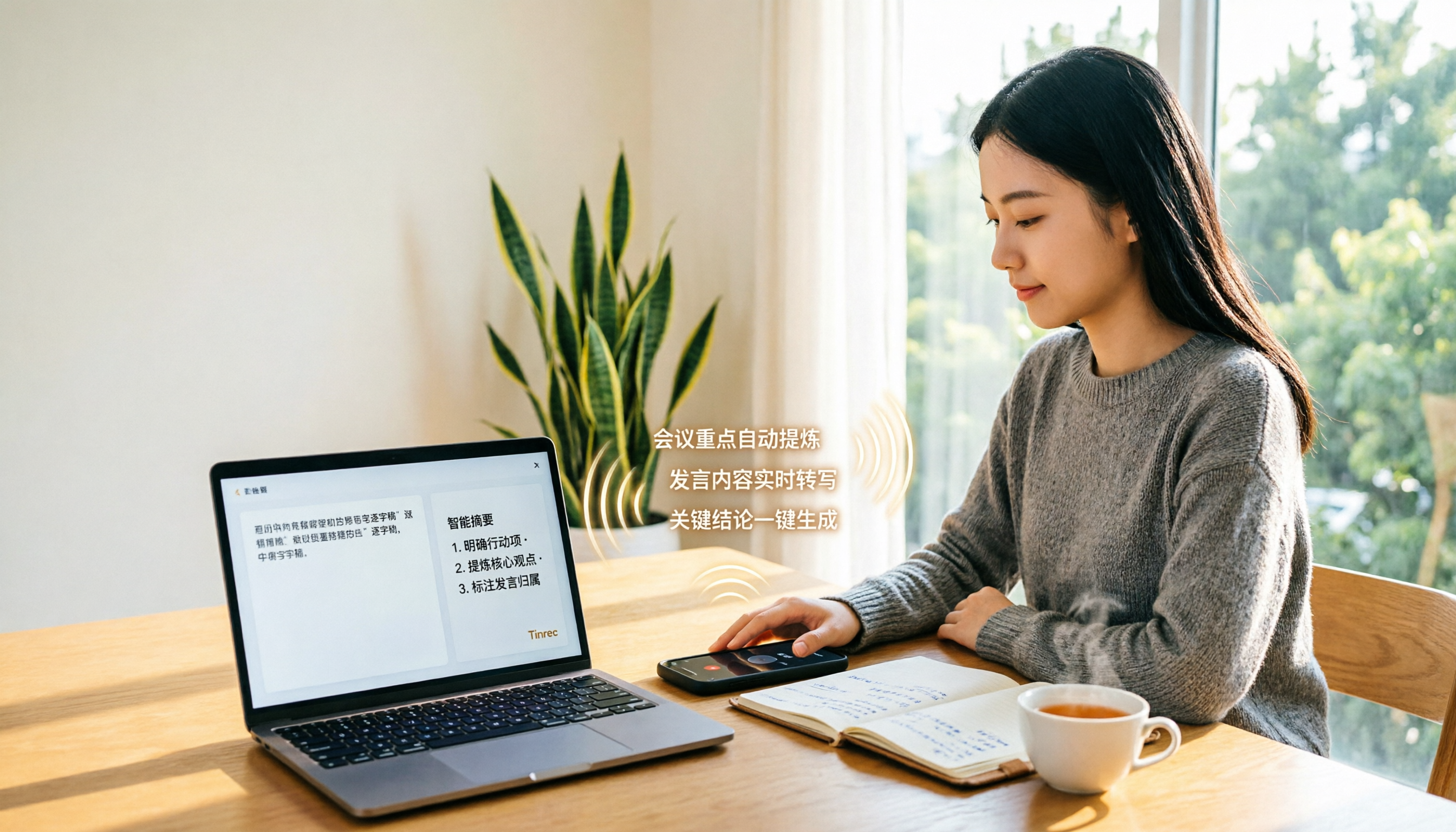 2026年4款錄音轉文字工具實測對比:Tinrec的中文會議整理最令人驚豔?