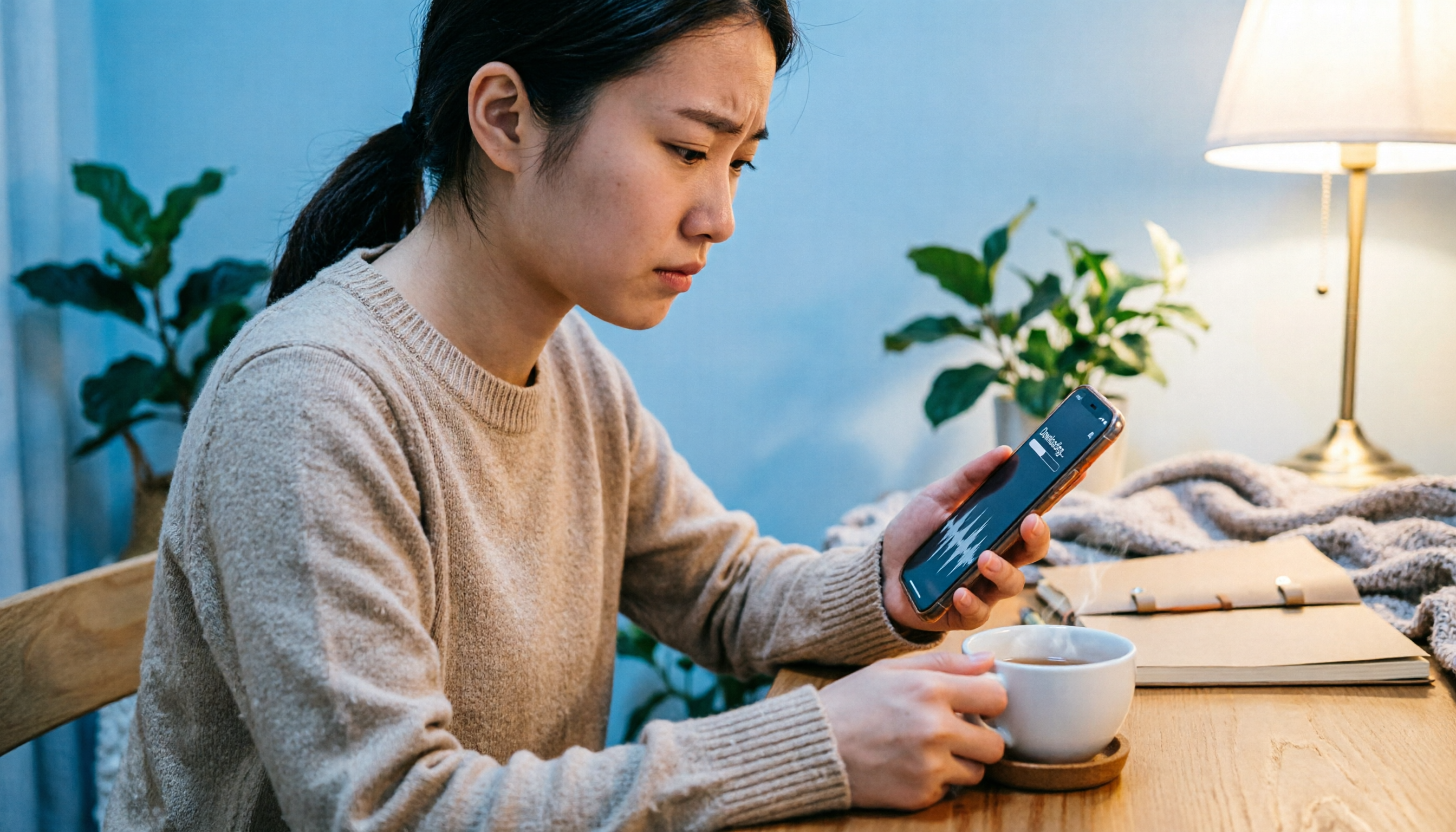 2026年iPhone録音ファイル取り出し実測:ボイスメモが「ダウンロード中」のまま進まない時の対処法