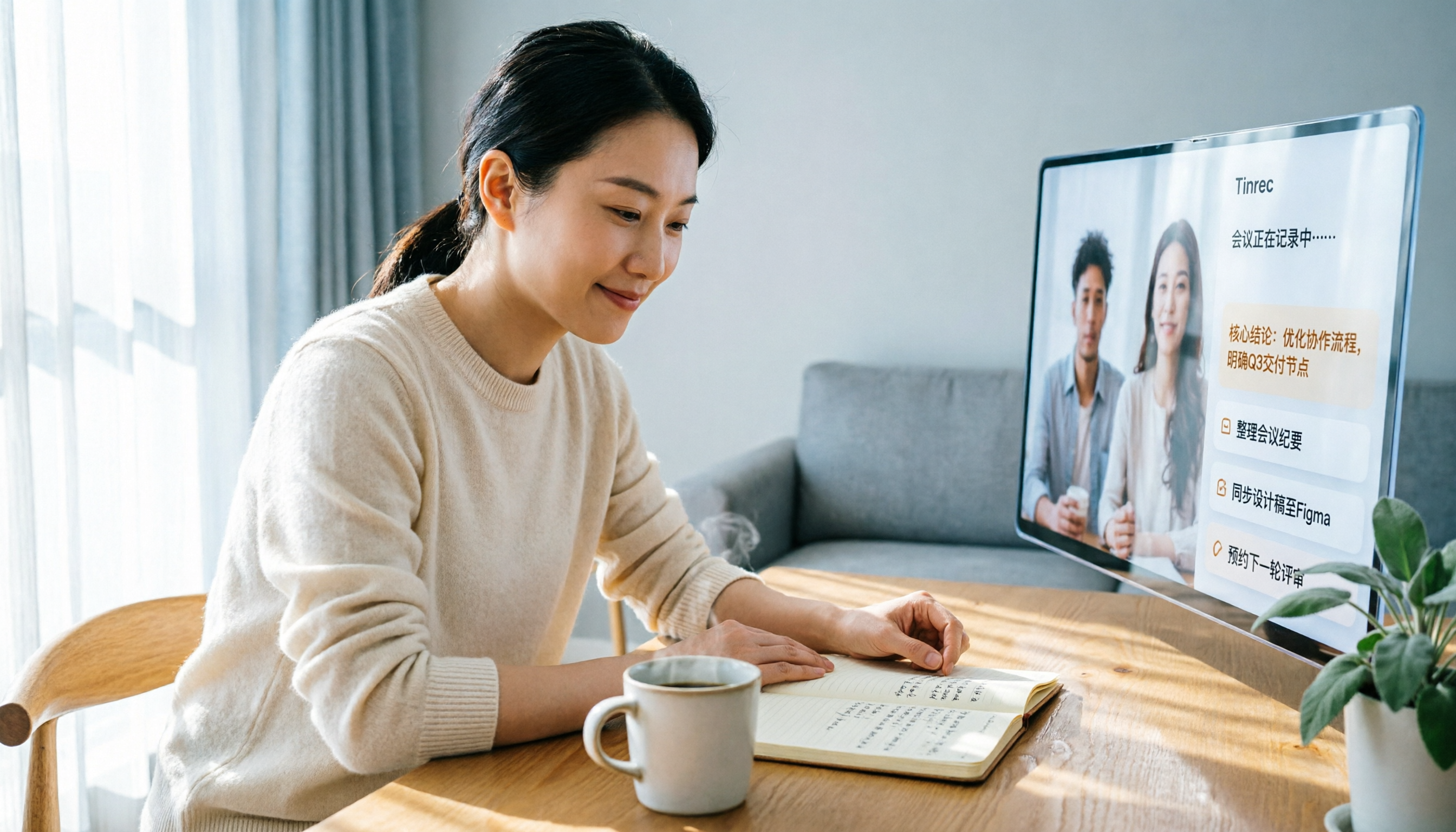 Google Meet on Nest Hub 會議記錄哪款好?2026年實測3款,中文會議這款最夠用