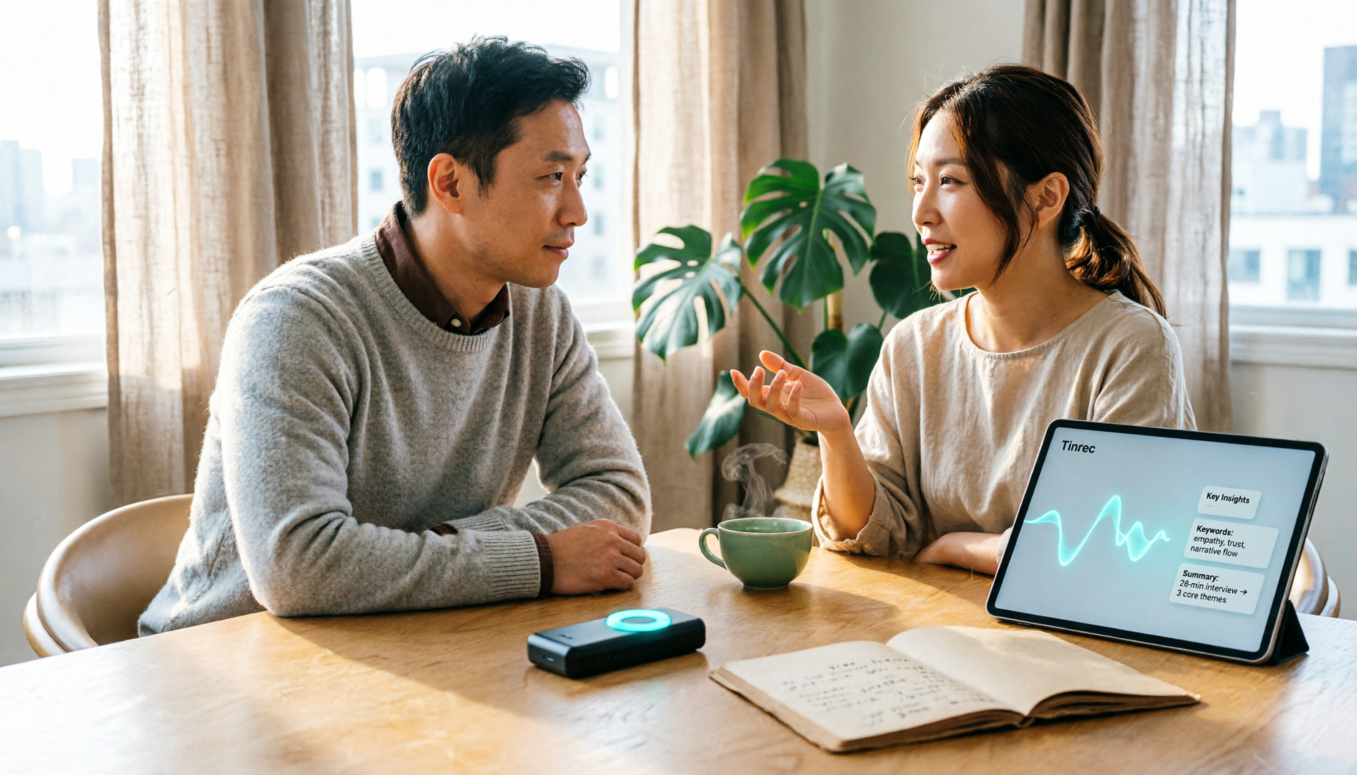 2026年4つのユーザーインタビューAIツール実測比較：インタビュー録音を使えるデータに変えるのはどれ？