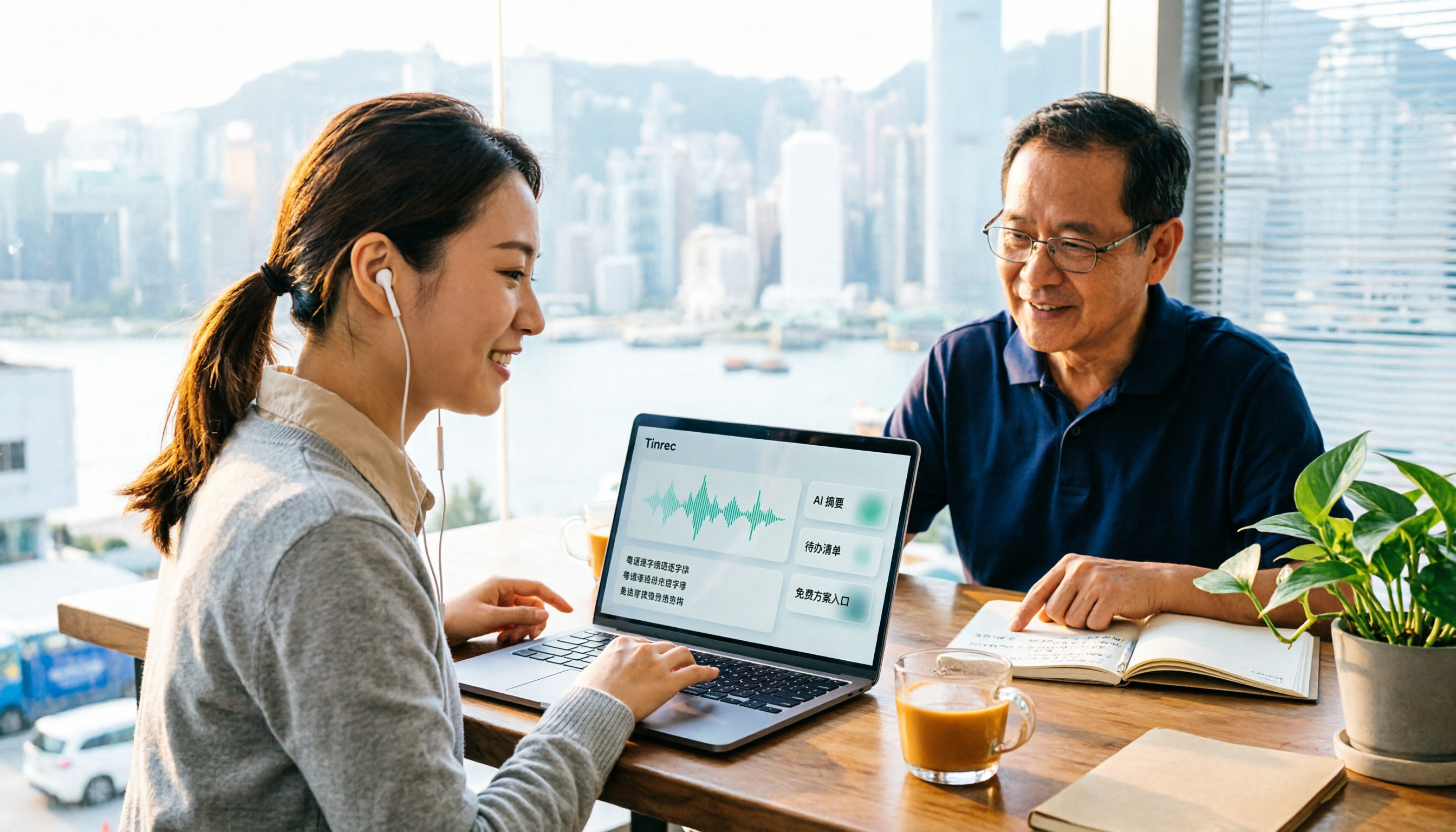 2026年廣東話語音轉文字免費方案整理：Tinrec 2種免費方案一次看