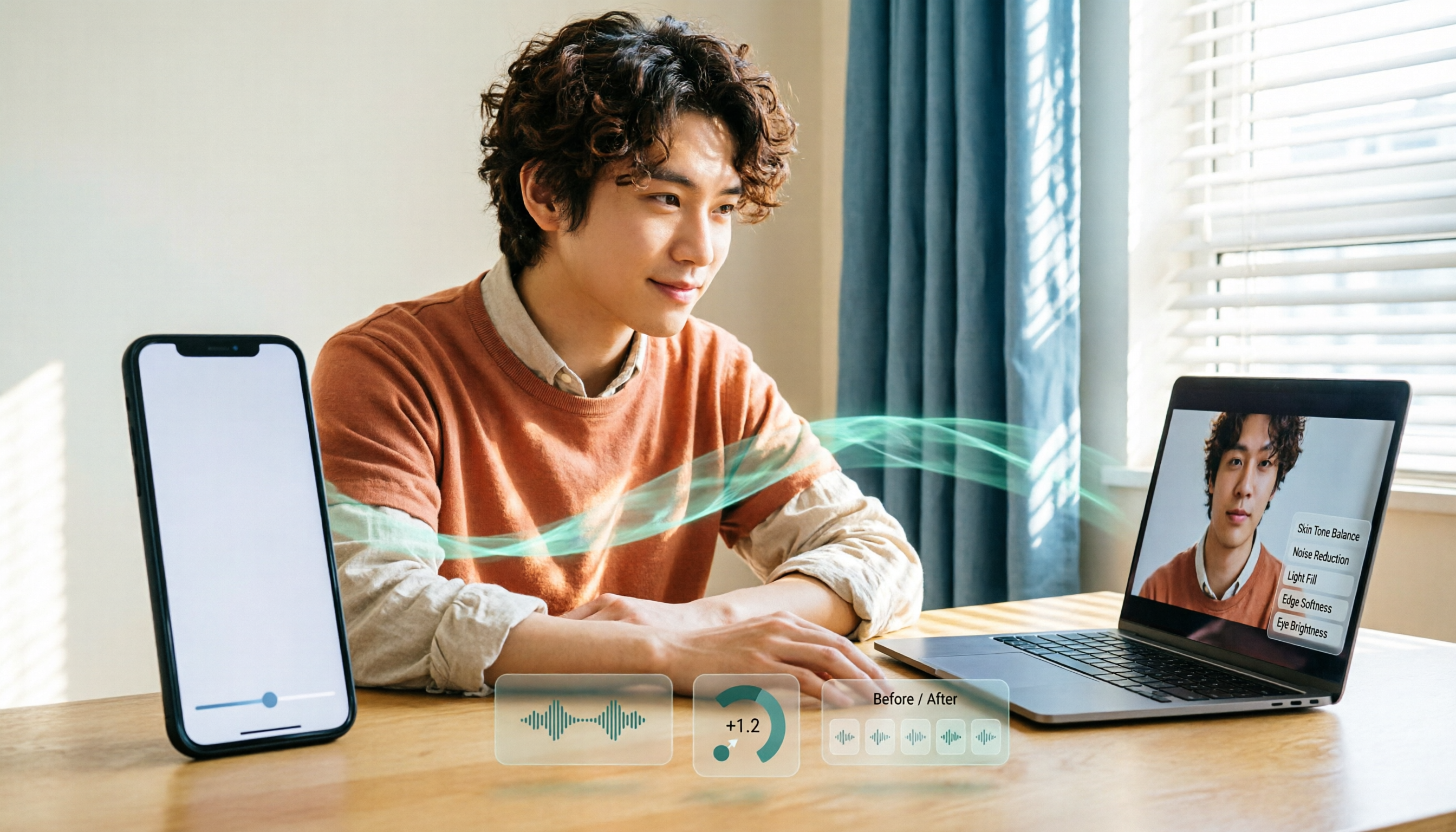 2026年LINE視訊美顏2大版本橫向對比:手機版與電腦版差別一次看懂