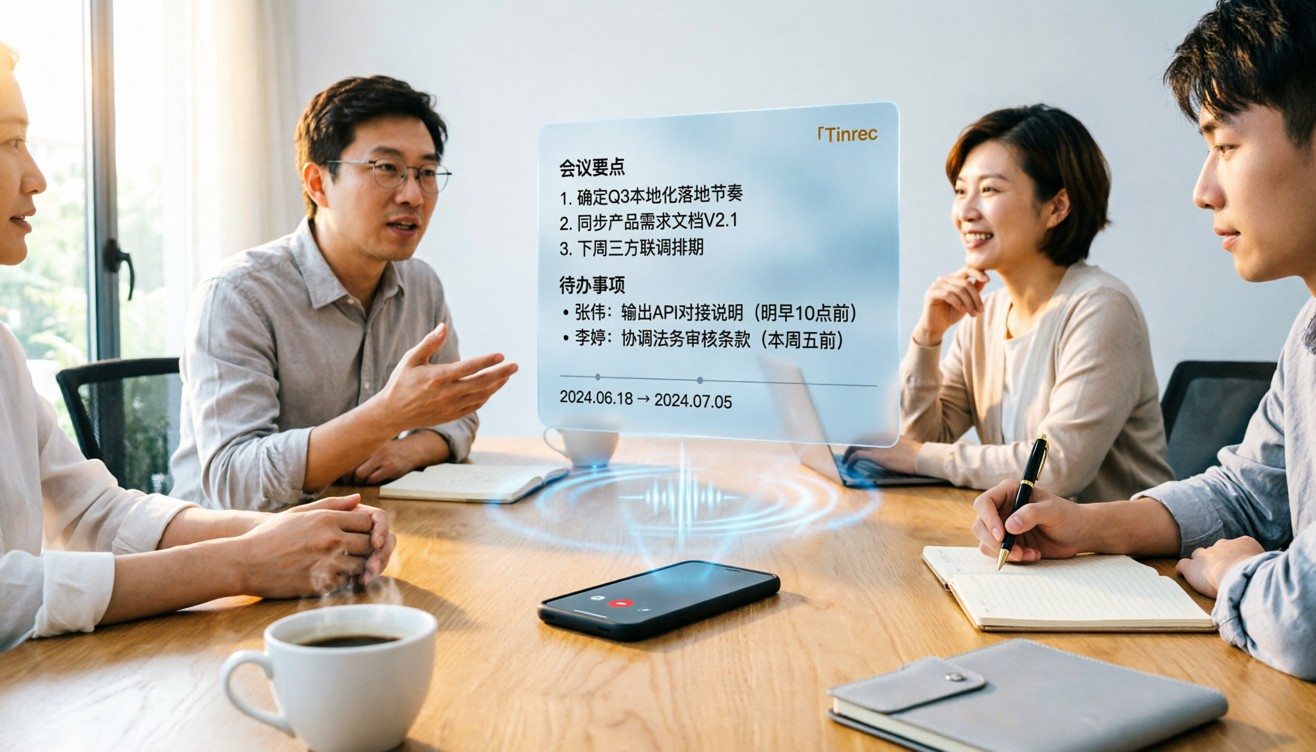 2026年2款錄音轉會議紀錄工具橫向對比:Tinrec與Word內建轉譯誰更適合中文會議?