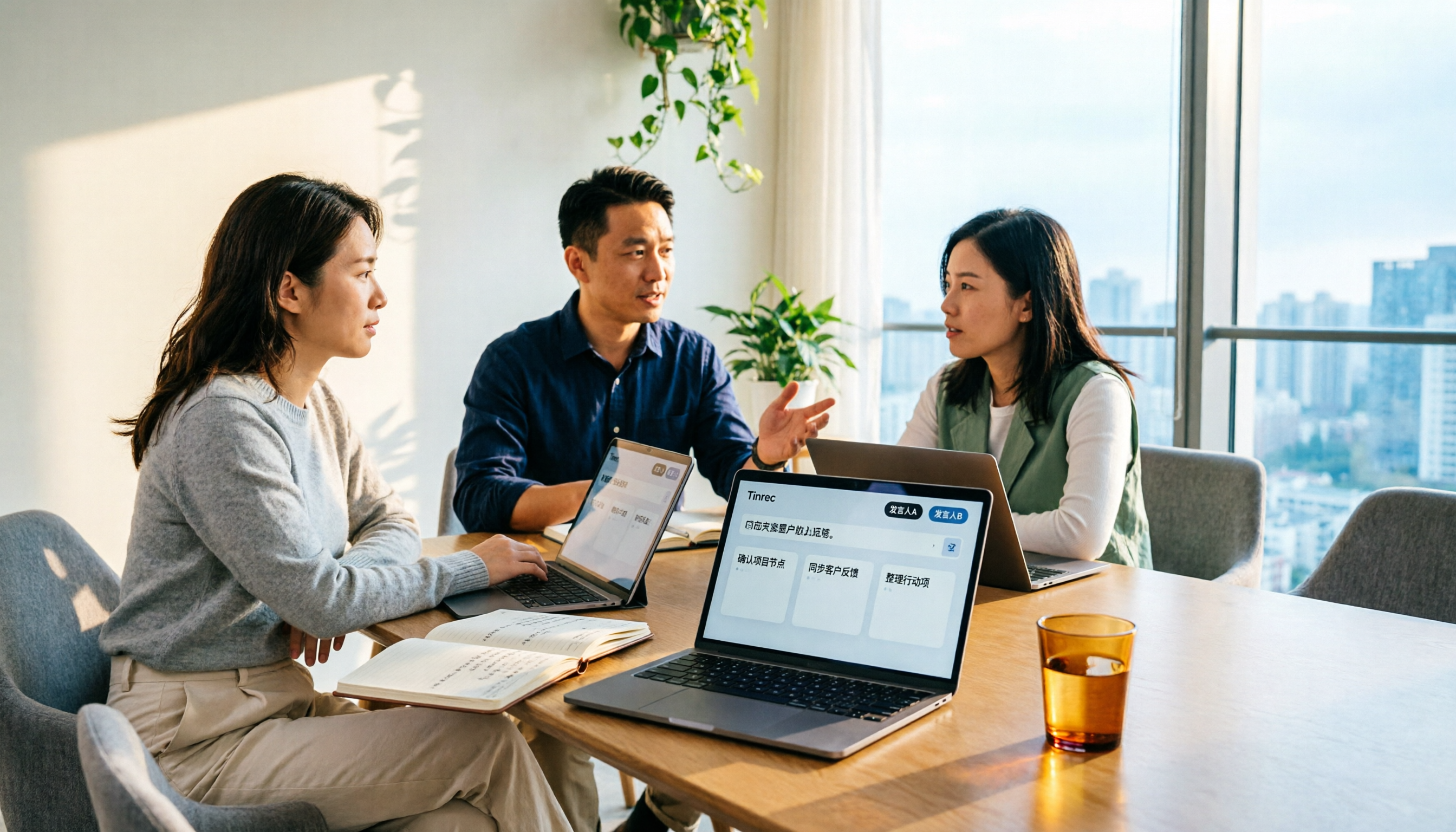 2026年AI議事録ツール3選を実測比較：Tinrec、Otter.ai、PLAUD Noteは日本語チームにどれが最適か？
