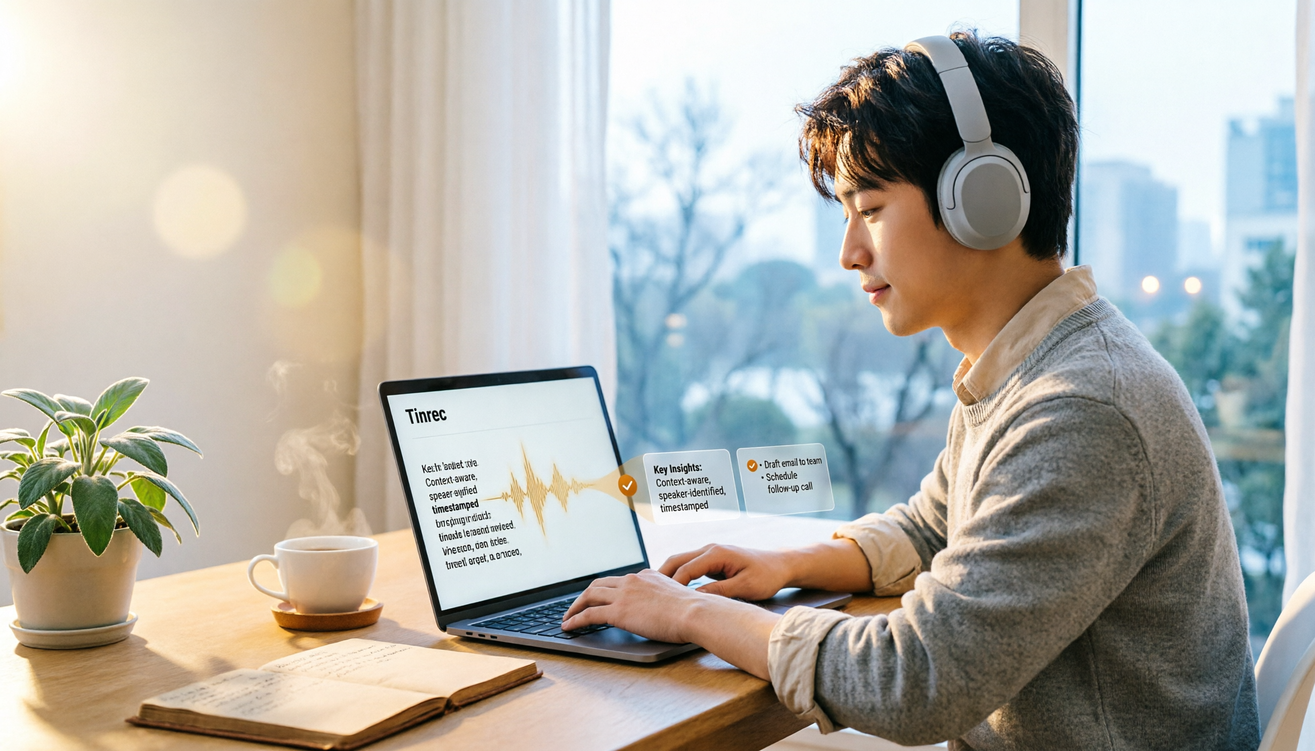 【2026年最新】音声ファイルを文字起こしする方法:3ステップでアップロード+AI要約とToDo作成