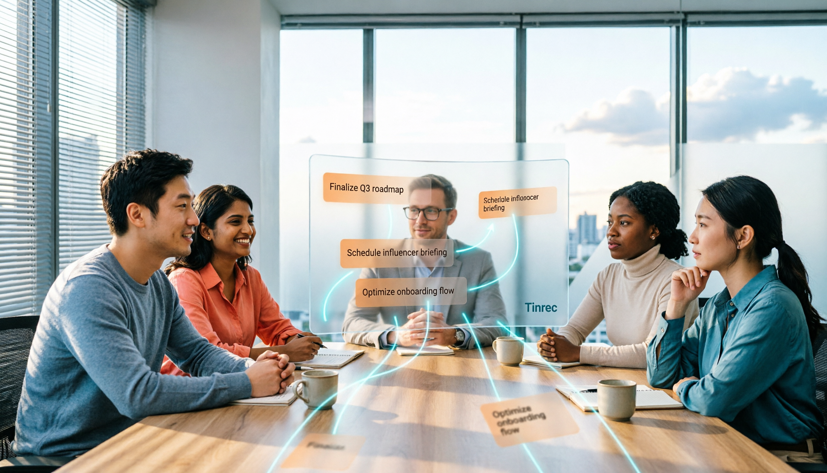2026年Tinrec vs Notta：5維度PK，跨部門會議任務分配誰更到位？